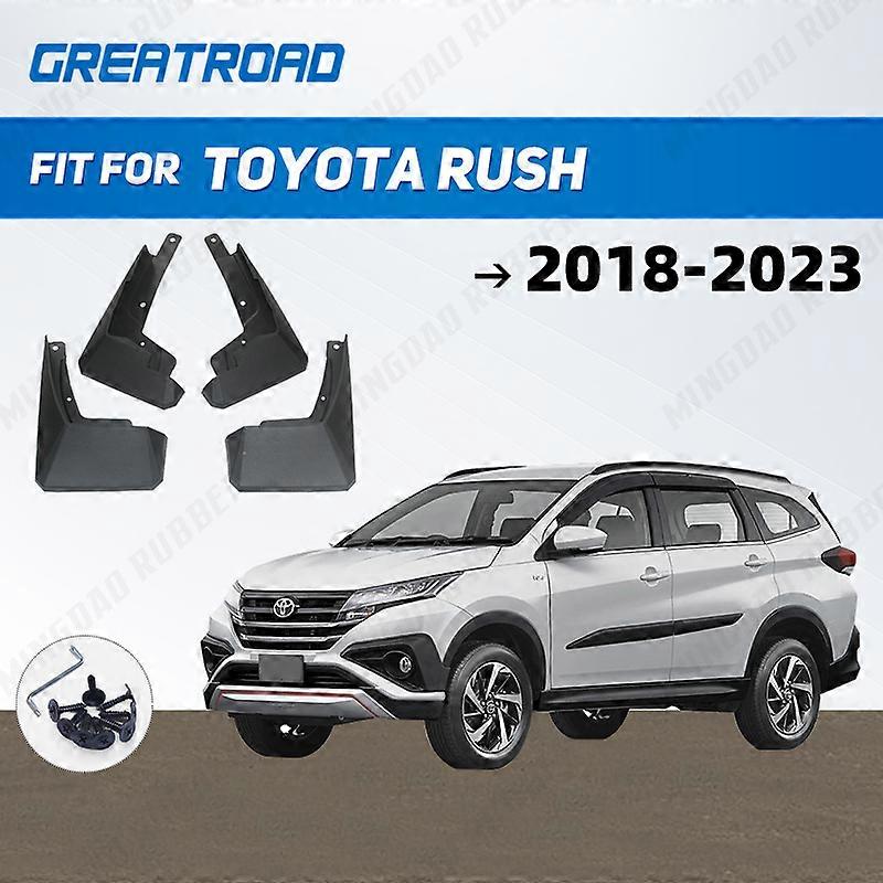Mudguard for Toyota Rush Daihatsu Terios F800R 2018 - 2023 Car Mudflaps Front Rear Splash Guards Fender Mudflap