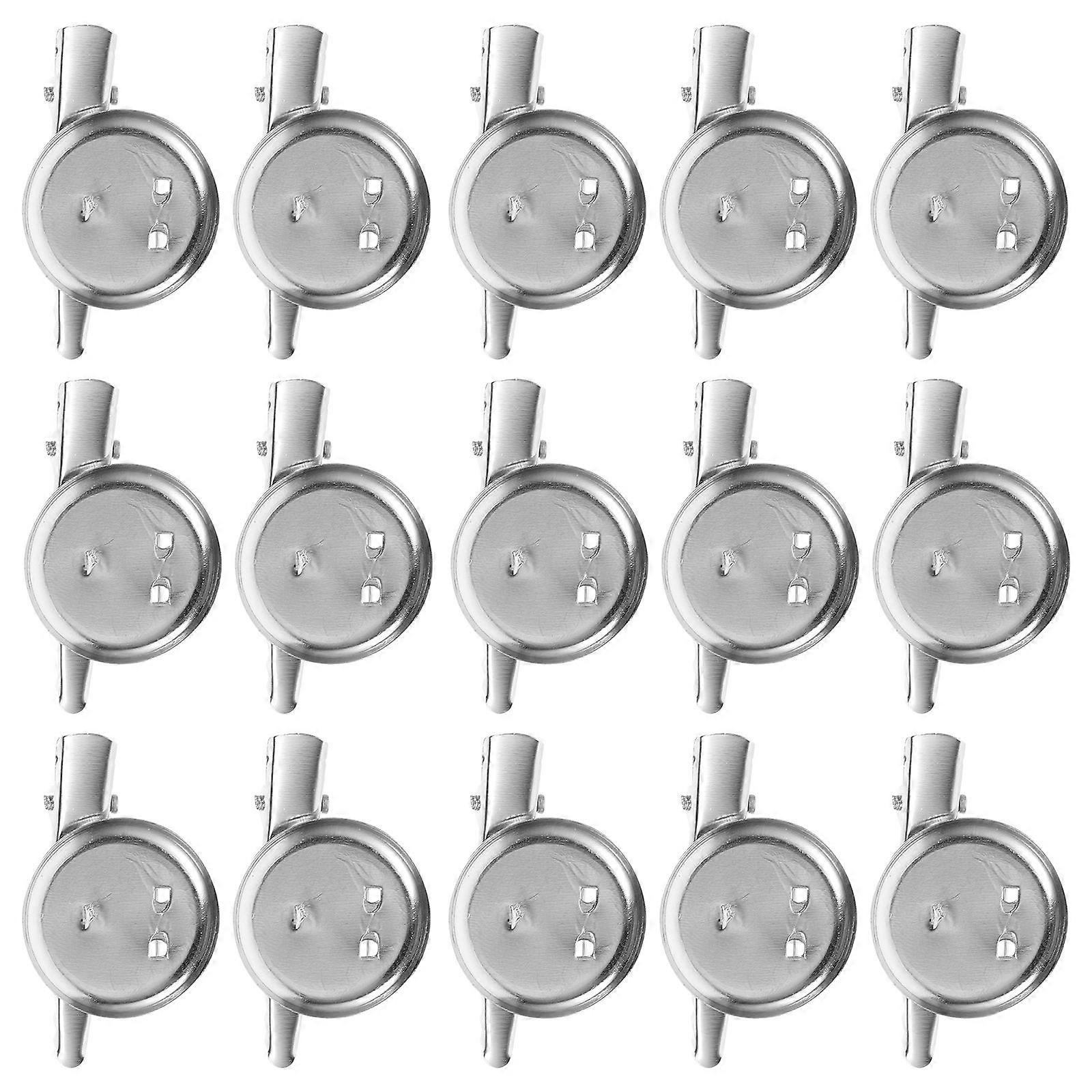 Premium Brooch Components, Robust Iron Build, Stylish and Functional Use