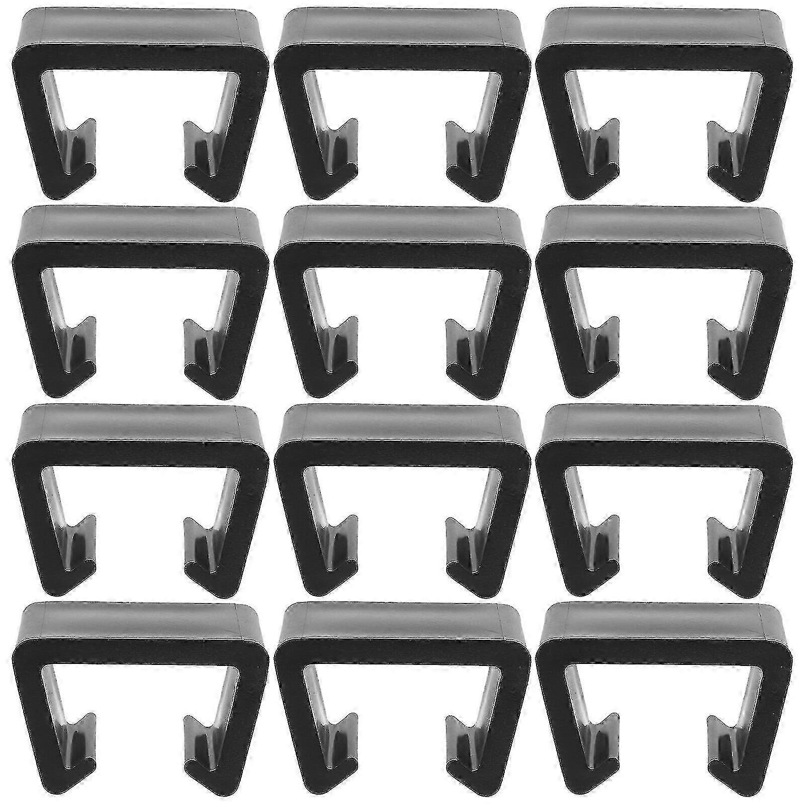 12pcsパティオ家具クリップ屋外ソファコネクタクランプ