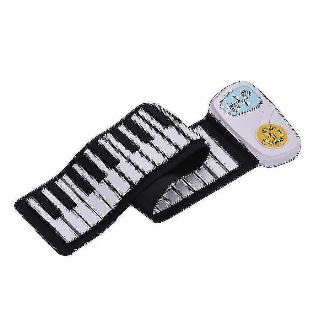 Portable 49-key Silicon Electronic Keyboard Roll-up Piano Built-in Speaker Edition 0617
