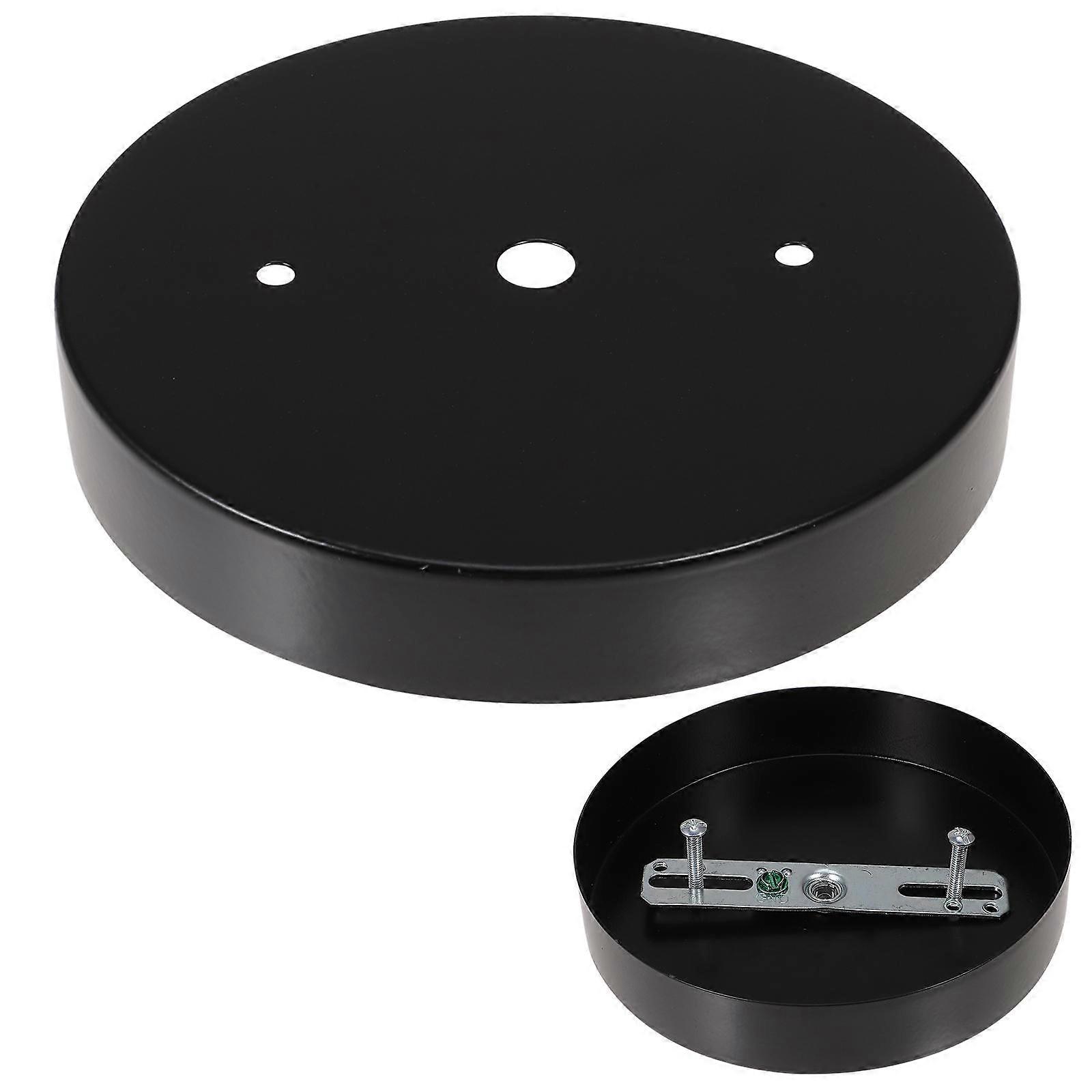 Light Fixture Canopy Kit For Ceiling Light Fixtures Dining Room Square Black 13x13cm Diy Lighting 1Set