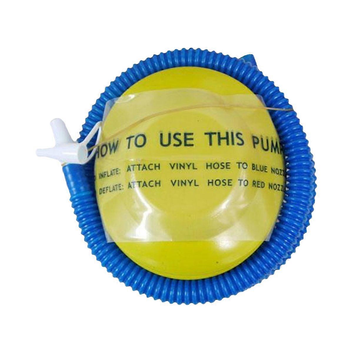 Small portable simple foot pump balloon inflatable round plastic mini inflatable pump