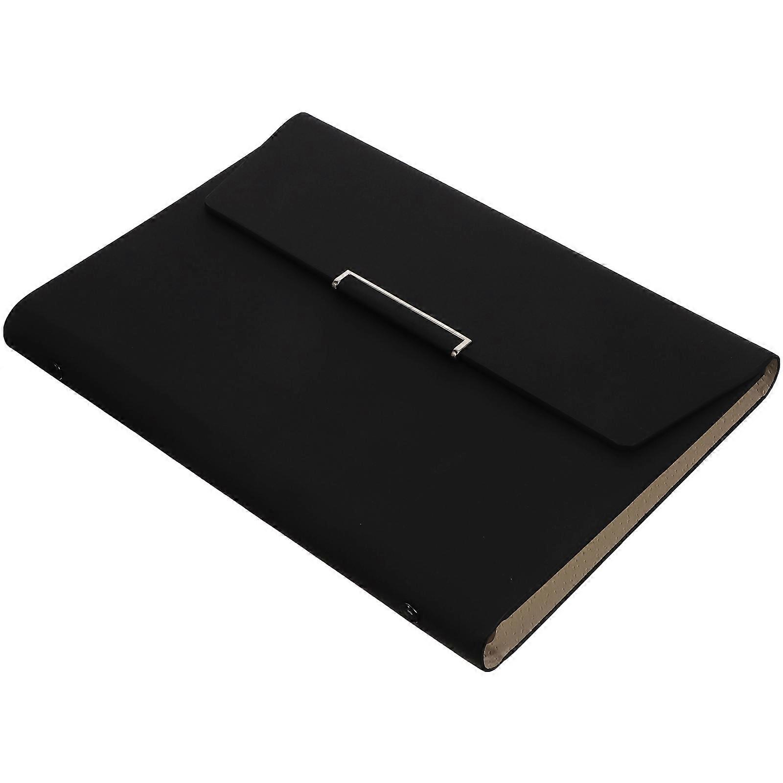 Business Diary Multi-Function Notepad Pu Leather Cover For Employees Note-taking 23.5x17x2.5cm 1Set