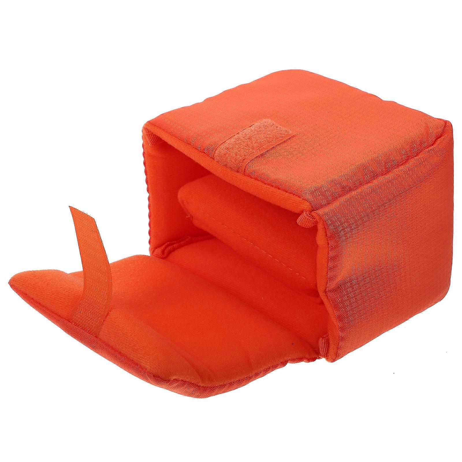 Shockproof Sponge Thickened Lens Pouch Bag for Mirrorless Photography Equipment 15x11x13cm 1Set