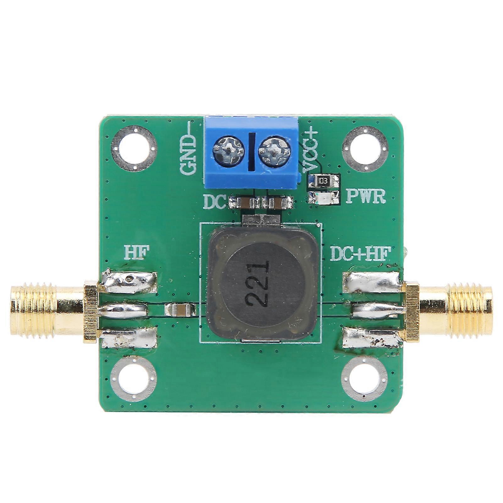 Fictory DC Bias Tee Fictory RF Bias Tee DC Feed Microwave Blocker, 50K-60MHz Biaser, Electronic Component for Amplifier DC Bias, Industrial Supplies
