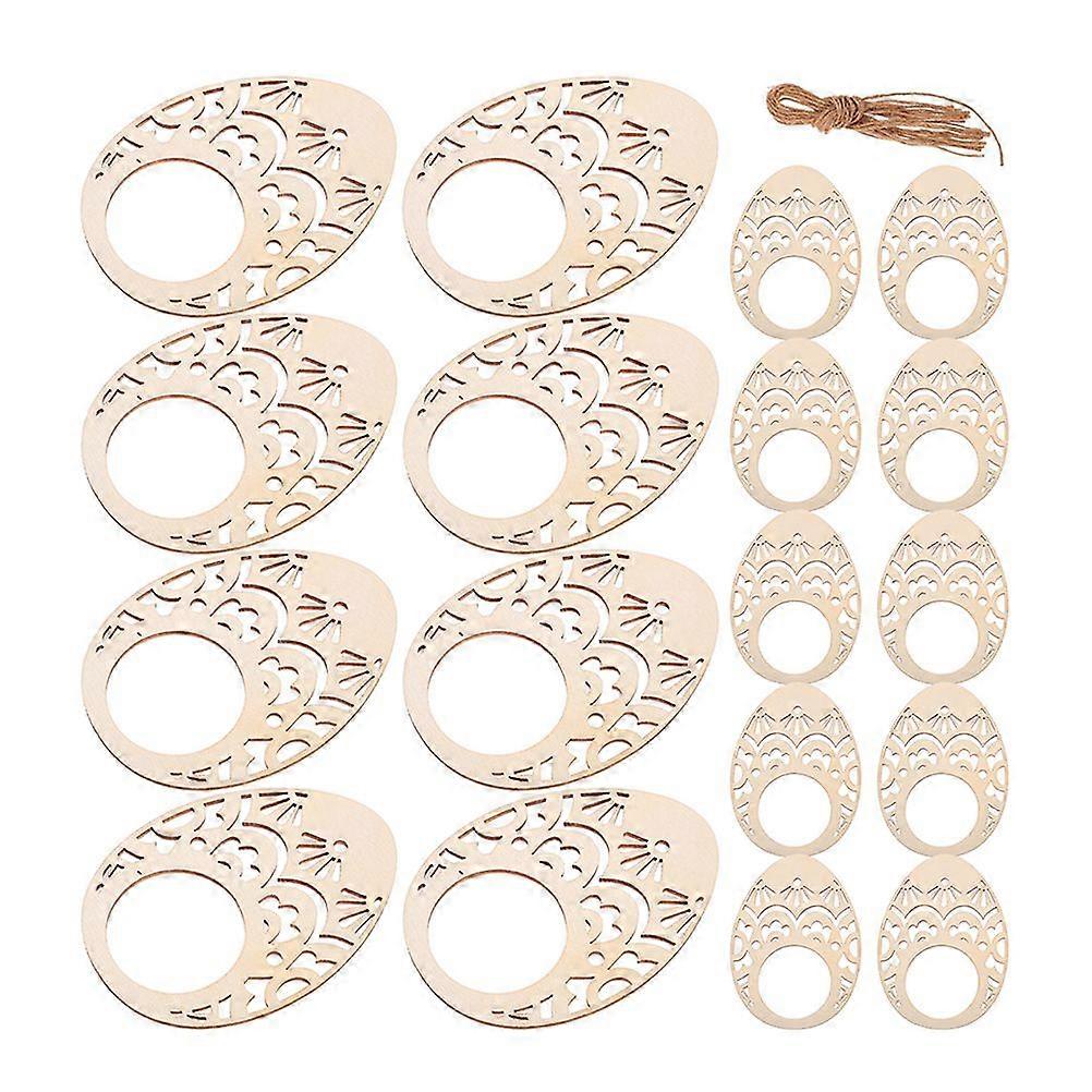 30pcs DIY Napkin Ring Holders Easter Egg Shaped Napkin Ring Easter Napkin Buckles