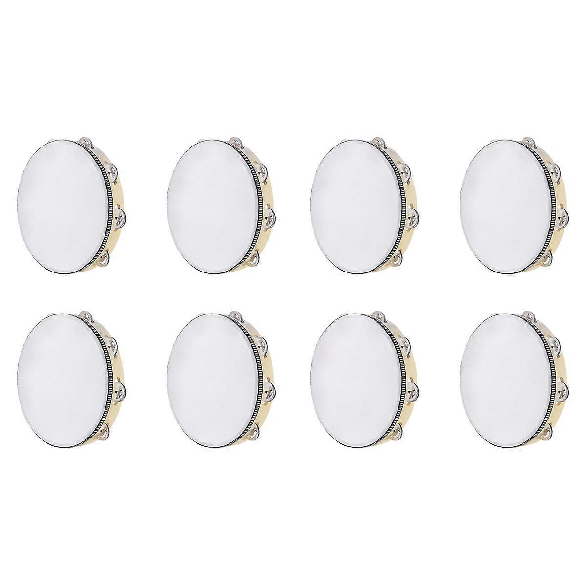 Tambourine for Adults 10 Inch Hand Held Drum Bell
