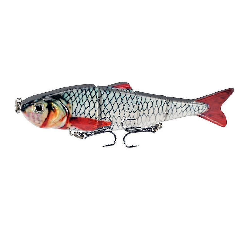 Sinking Wobbler Fishing Bait 12cm 18G Multi-Joint 4 Segment Swimbait Artificial Tackle Color 5
