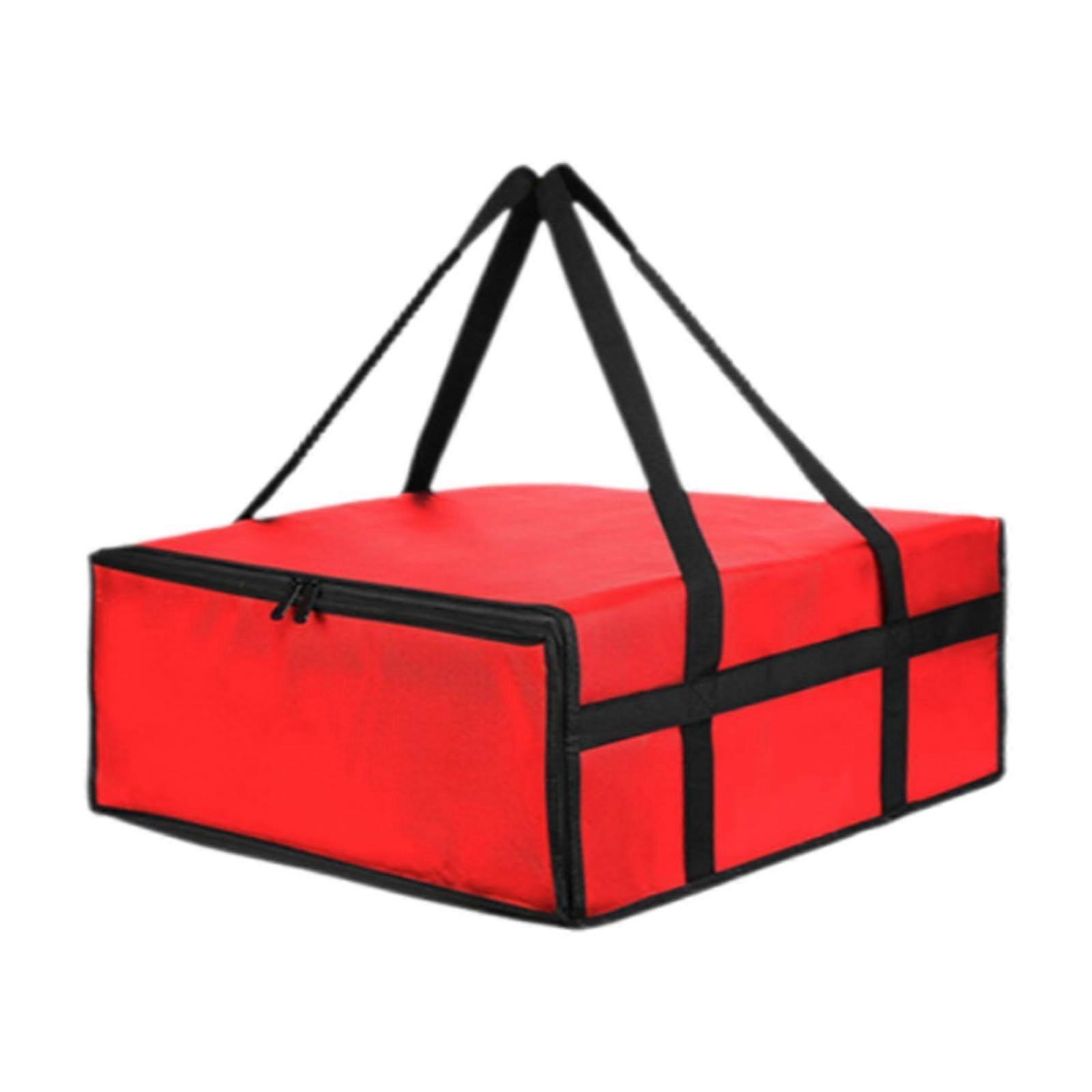 Pizza delivery bag, thermal, lightweight, with zippers, 50x50x20.5 cm.
