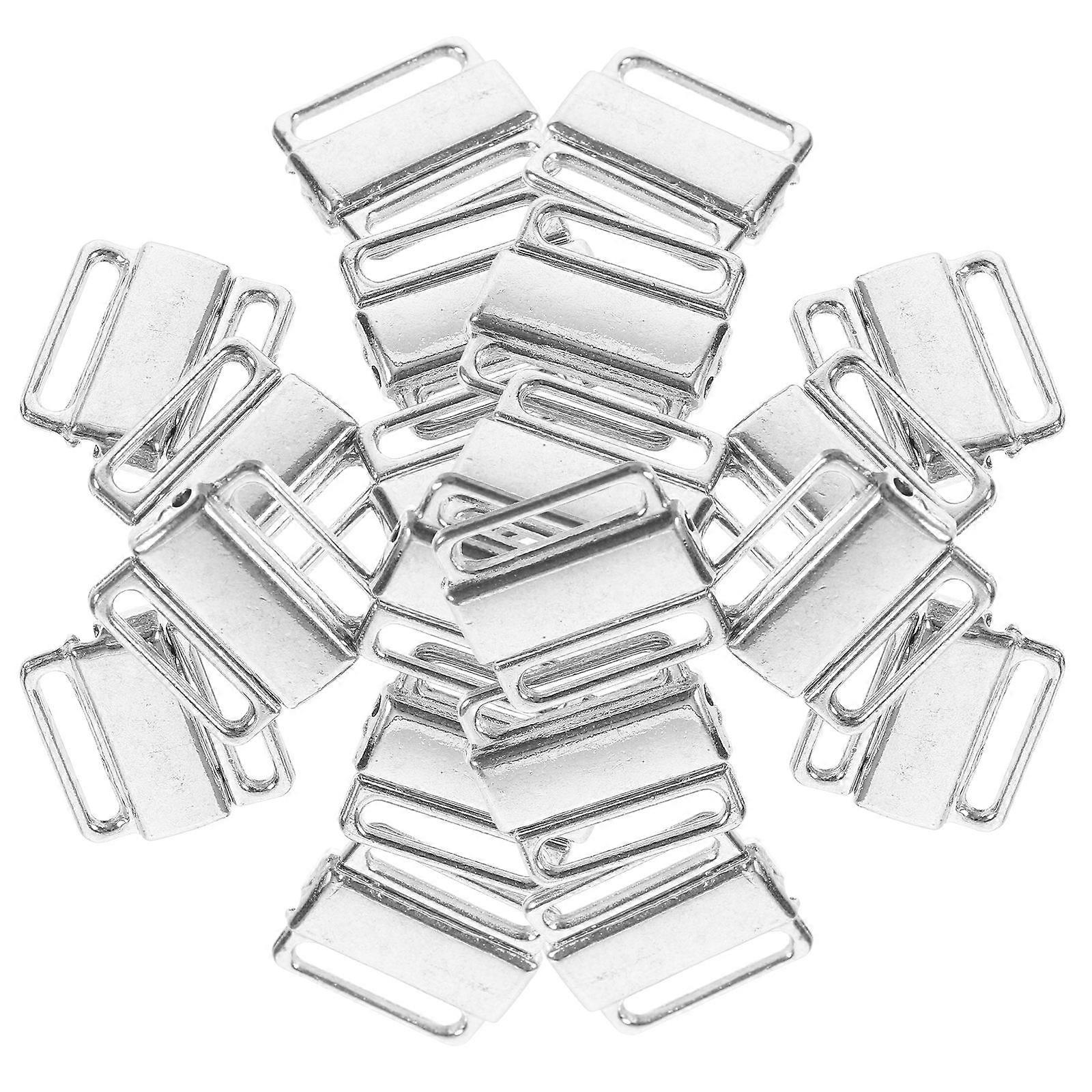 Strap Clips Bras Bra Clasps Hooks Underwear Accessories Silver 12MM Durable 1Set