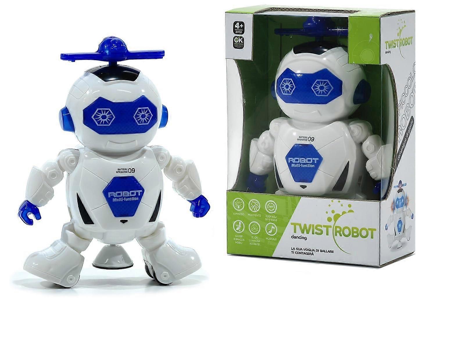 Dance Robot with Music and Lights for Kids, Interactive Toy Robot with Disco Lights and Sounds, Battery Operated