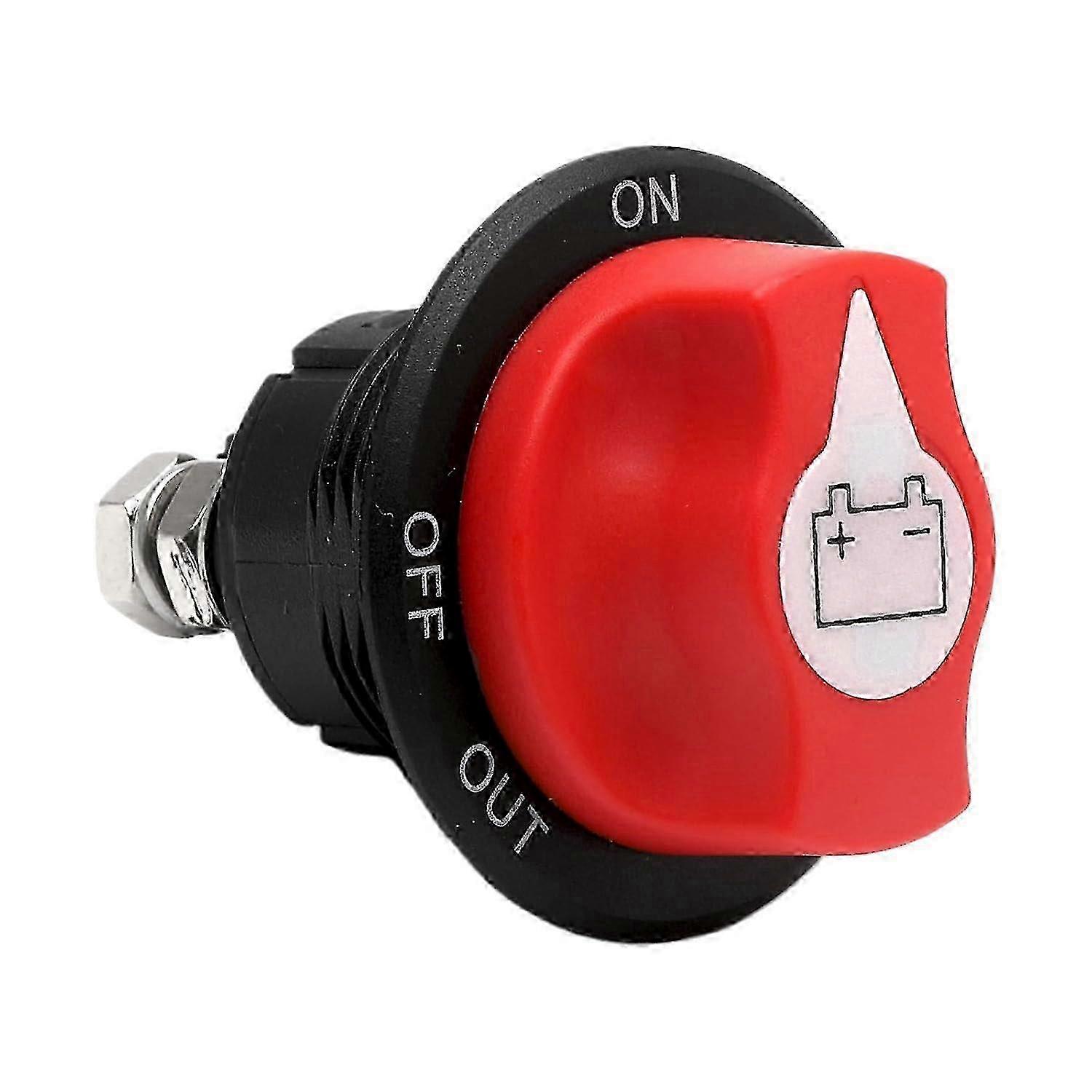 100A Battery Isolator Switch, Main Power Cut Off Switch for Vehicles, 12V-48V Battery Disconnect