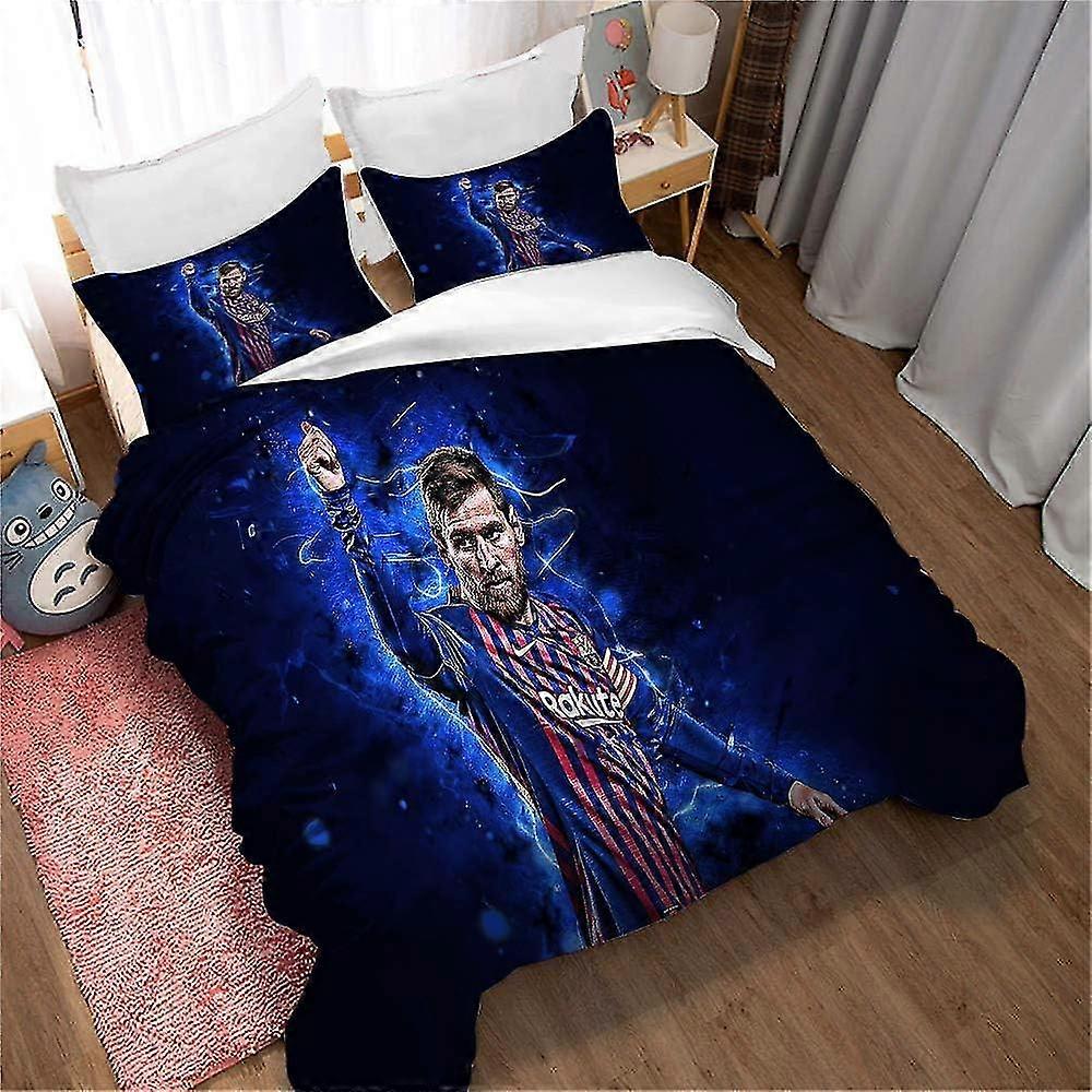 3 Piece Double Duvet Cover Set for Girls, Ultra Soft Microfiber Hypoallergenic Bedding Quilt Cover