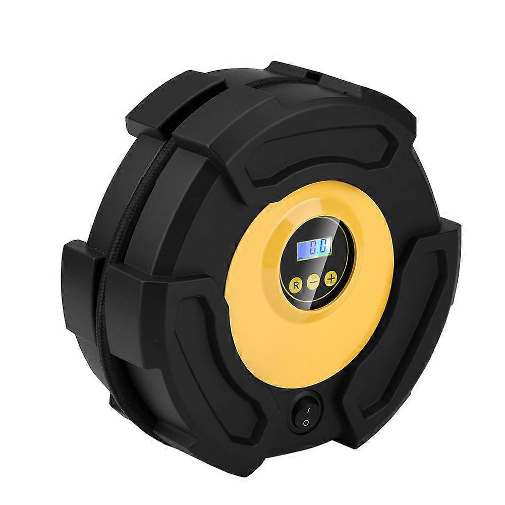 12V Autoreifen Inflator Luftkompressor Pumpe 100 PSI mit Manometer & 3 Düsen für Auto Fahrrad Ballboot