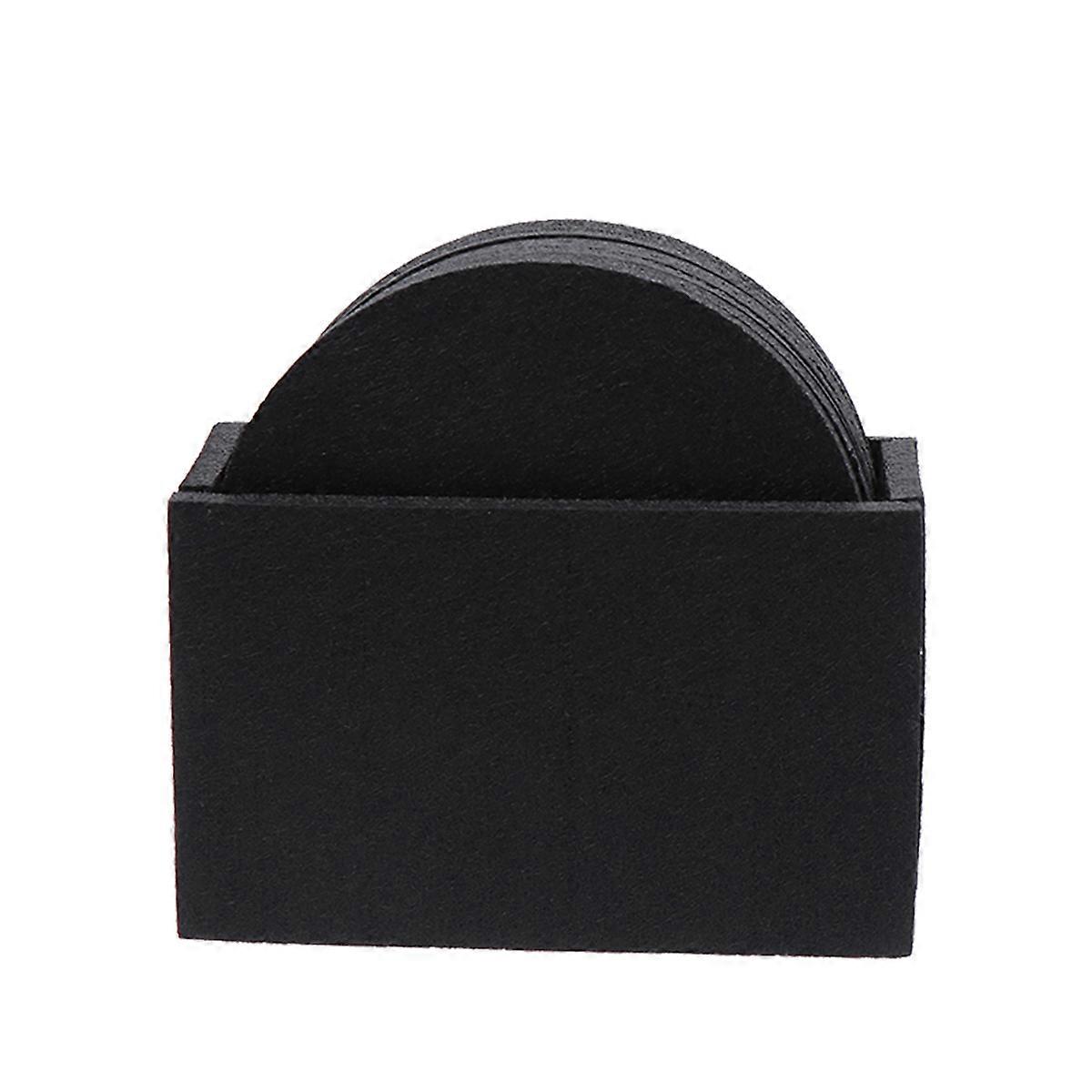 8PCS Thickened Felt Coasters, Non Woven Fabric Cup Pads for Heat Insulation & Water Absorption, Ideal for Home & Kitchen Use