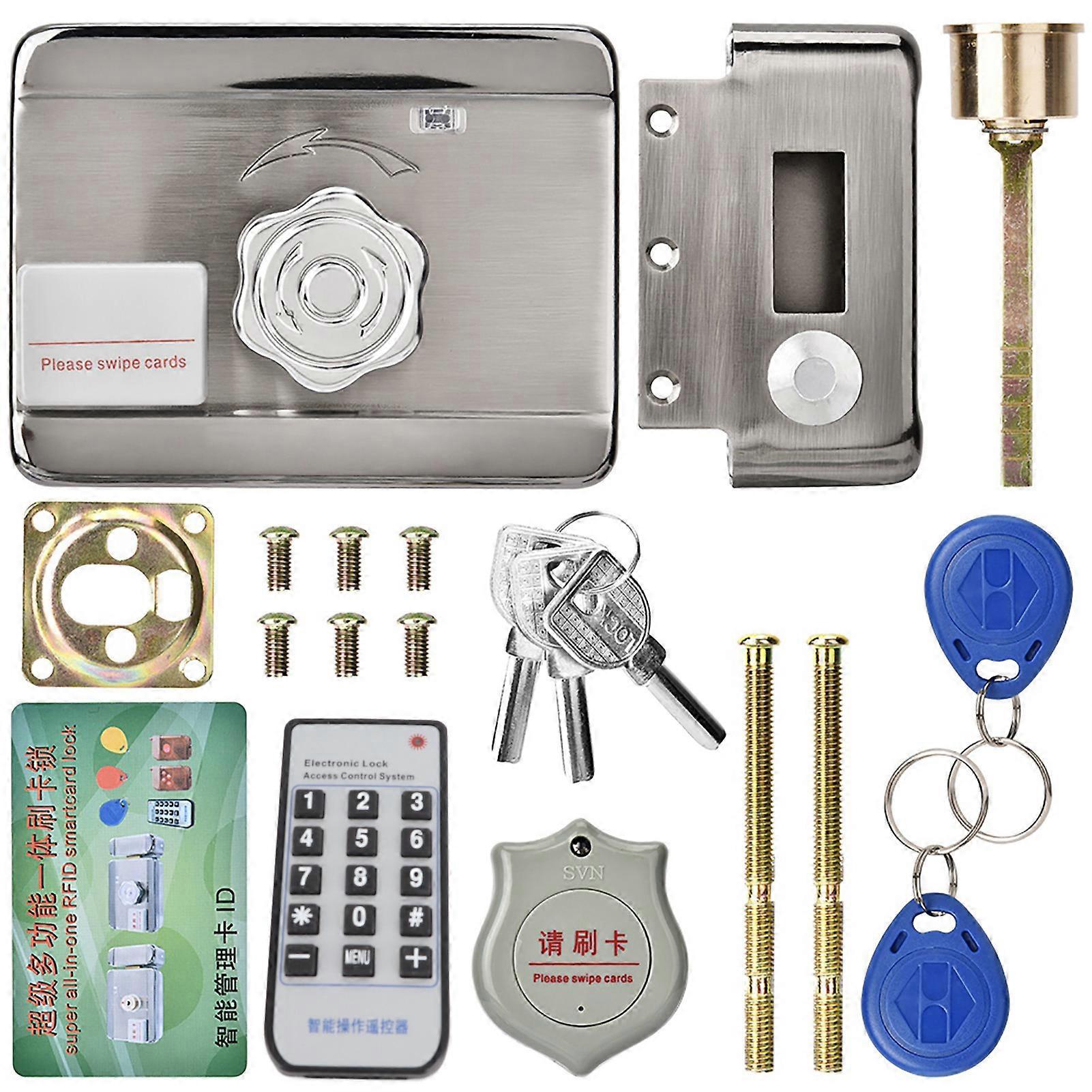Electronic Door Access Intelligent Remote Control System ID Single Head 12V Lock