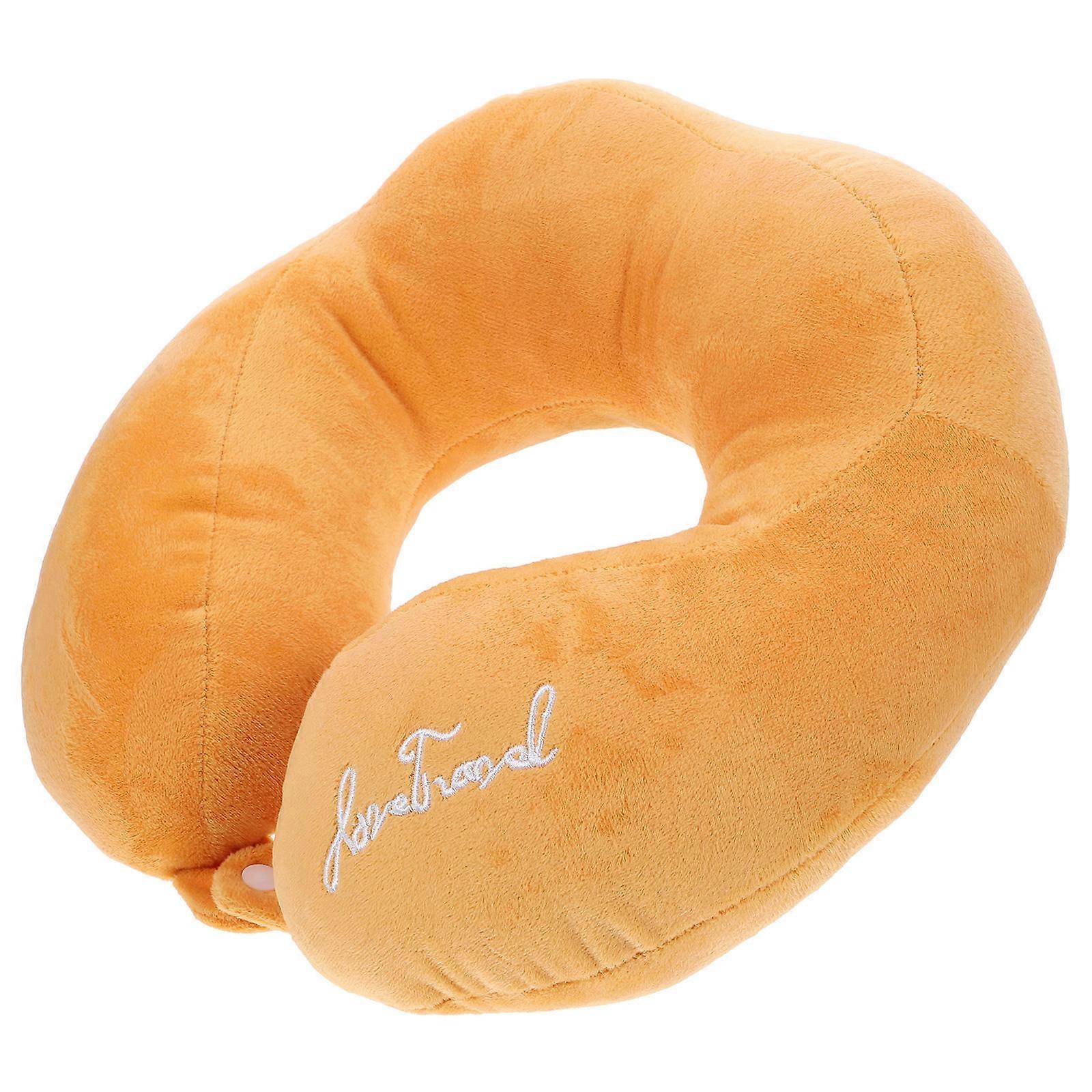 Portable Travel Neck Pillow U Shape Pillow PP Cotton Filling For Office Use 26X27X10CM 1Pc