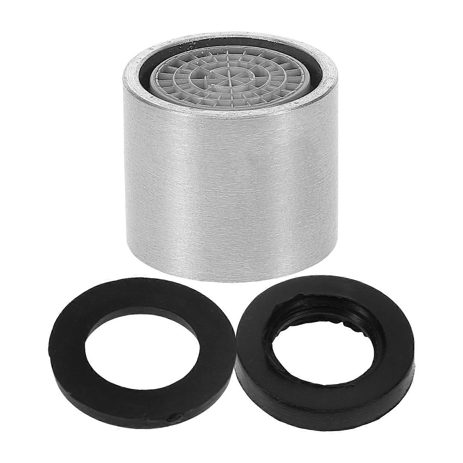 Washing Machine Inlet Filter Stainless Steel Faucet Aerator Adapter Home Use Compact Design Silver 1Pcs
