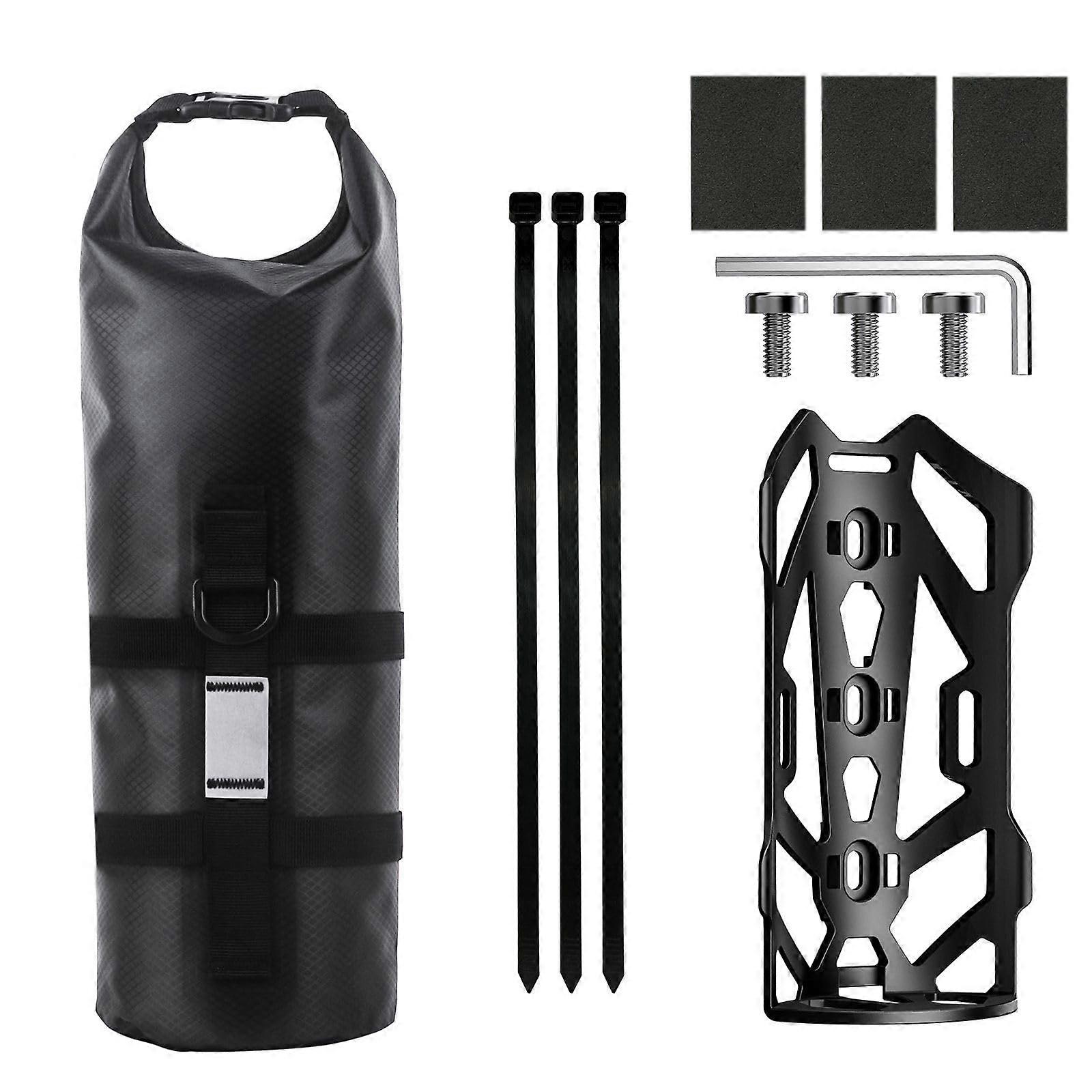 Portable bicycle bag, 5L, waterproof, front fork bag for city, cycling, tours, easy to use Ref: 4371