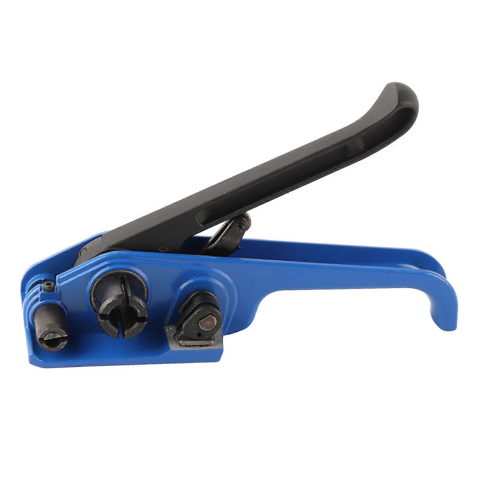 Manueller Spanner und Versiegeler für PET-PP-Kunststoff und Stahl, Umreifungswerkzeug, Verpackungswerkzeug-Set, 16–19 mm