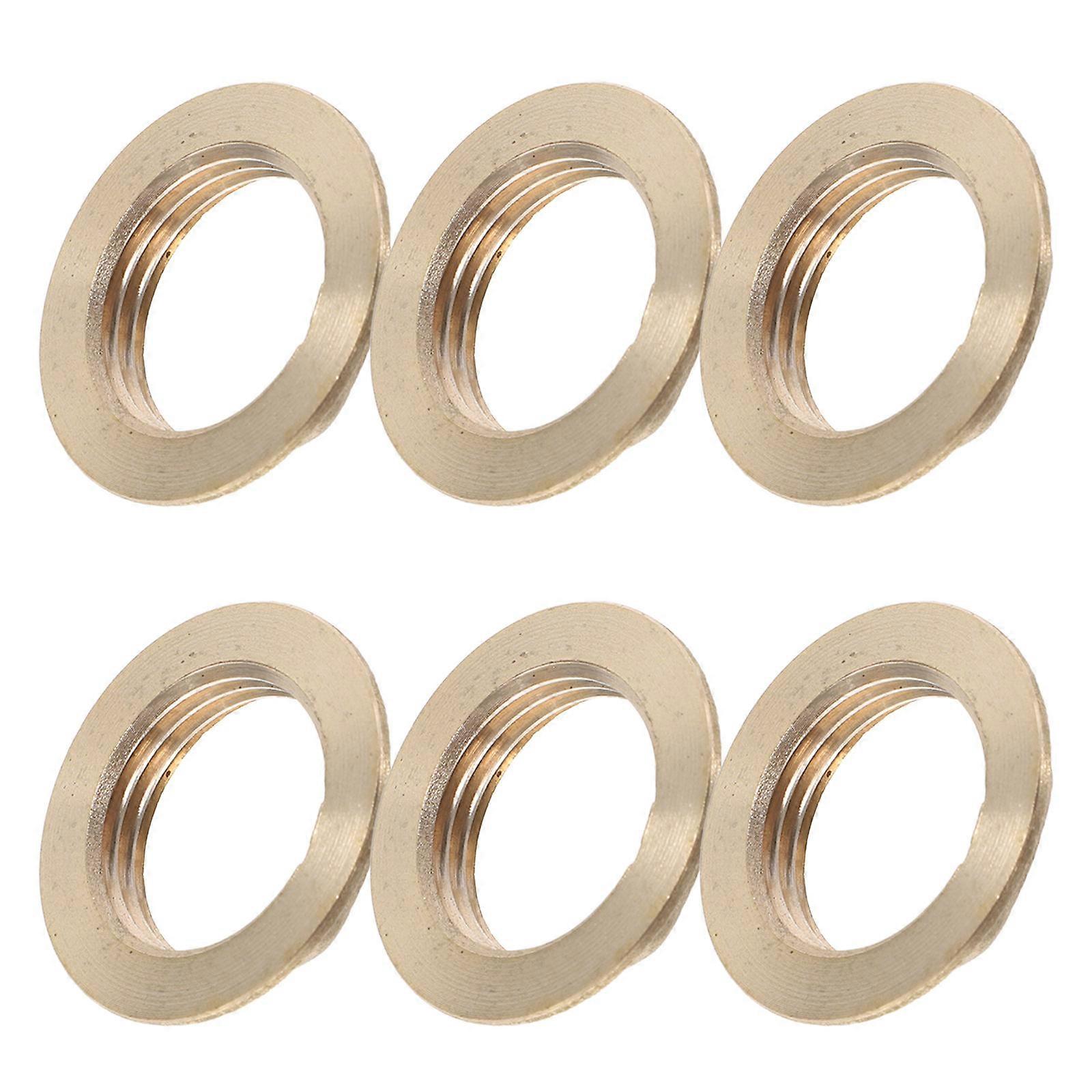 Nut Inserts Brass Female Thread Sealing For Air Conditioners 6Pcs