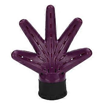 Forme de la main Sèche-cheveux Diffuseur Sèche-cheveux en plastique Accessoire Outils de coiffure de salonYMMR)