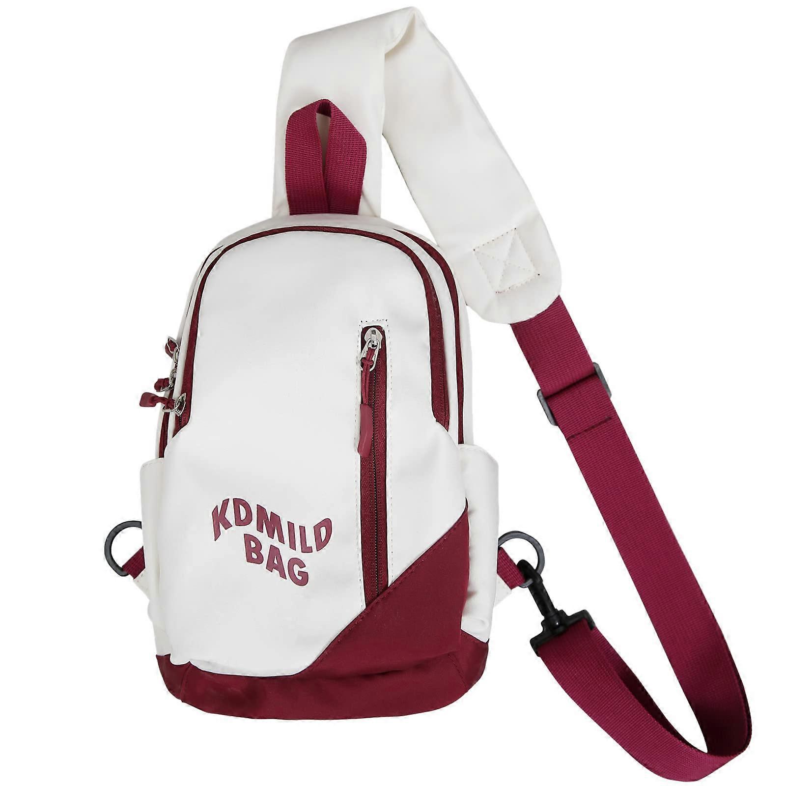 Women's Phone Crossbody Bags - Soft Leather Feel, Large Capacity, Retro Style, Red One Size