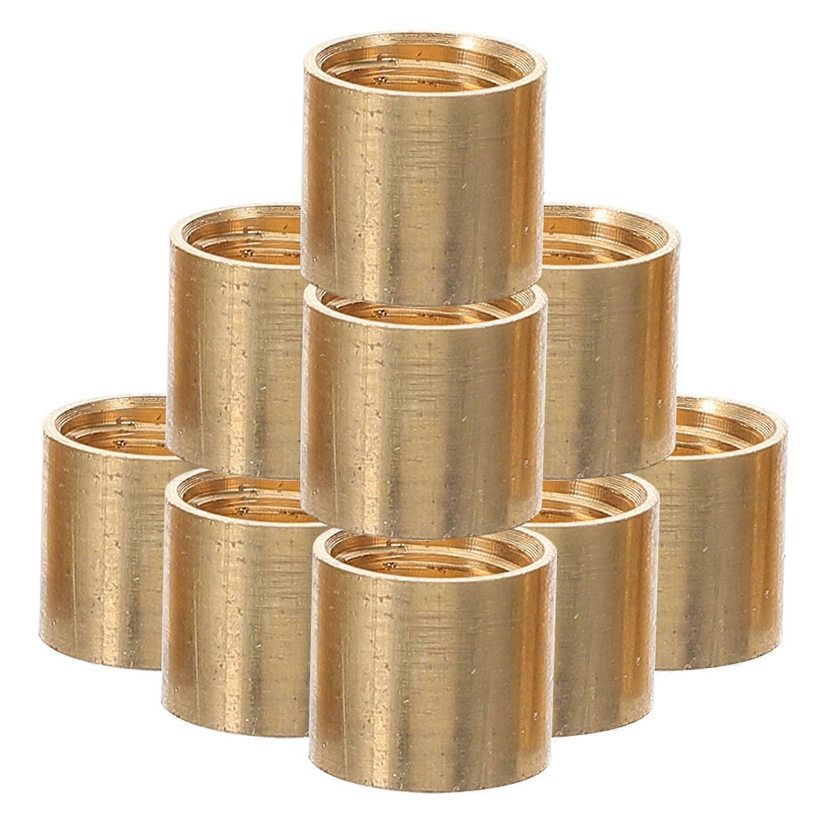 Billiards Cue Parts Professional Design Billiard Cue Ferrules Brass Prevent Explosion Snooker Enthusiasts 10Pcs