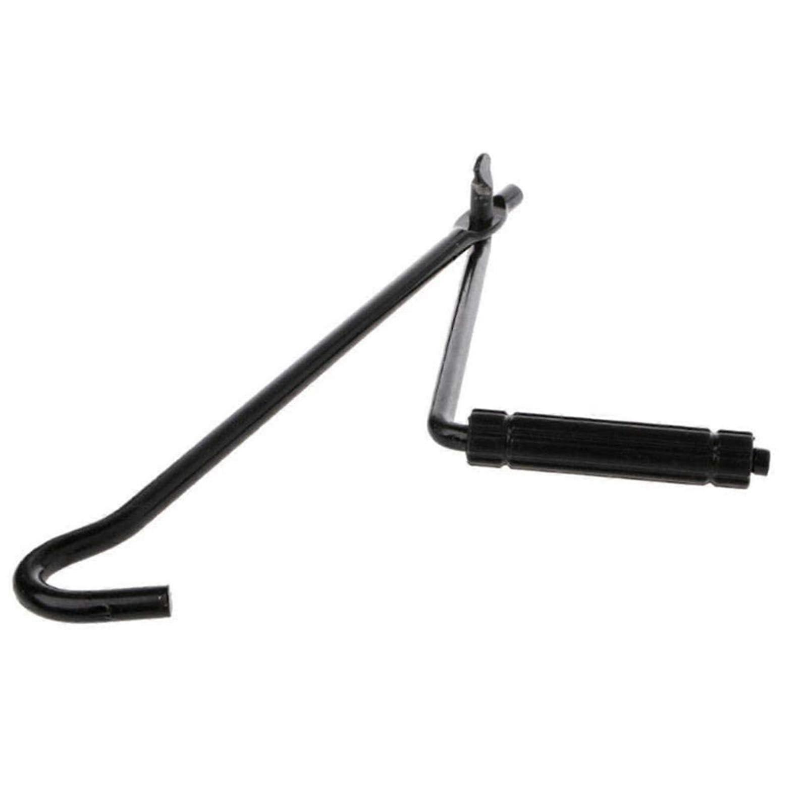 Scissor Jack Handle Portable Wheel Wrench, Labor Saving Jack Handle Replacement, Black