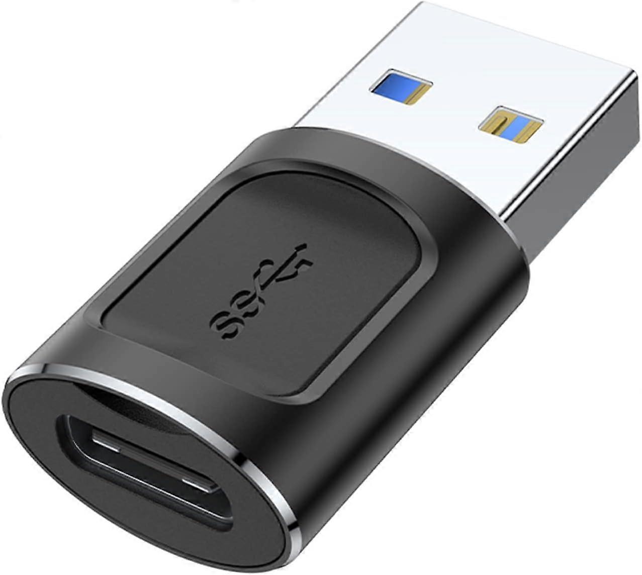 HG USB C Female to USB Male Adapter, Type C Charger Cable Connector, USB Type C OTG Adapter for iPhone