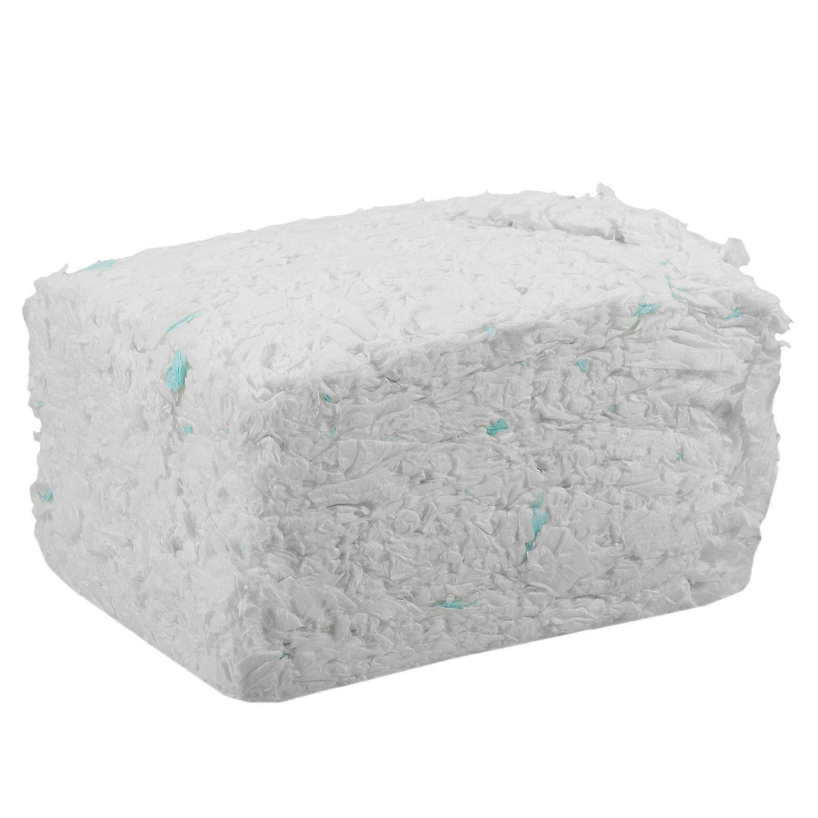 Pet Paper Bedding White Hamster Bedding Soft Warmth Retention Aquarium Use Moisture Control 1Pack