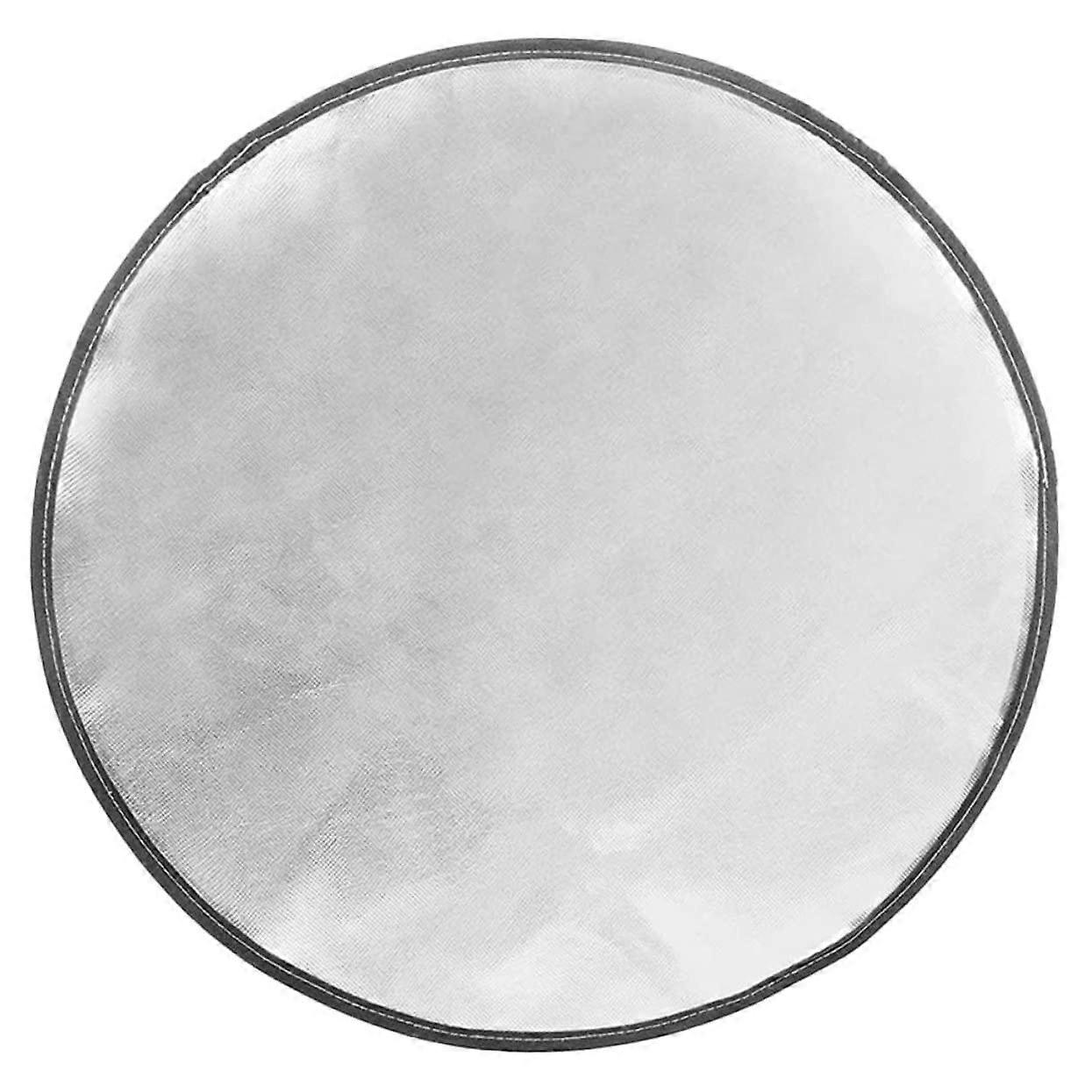 Fireproof Picnic Mat Round, Reusable Underlay For Outdoor Picnics And Grilling, Charcoal