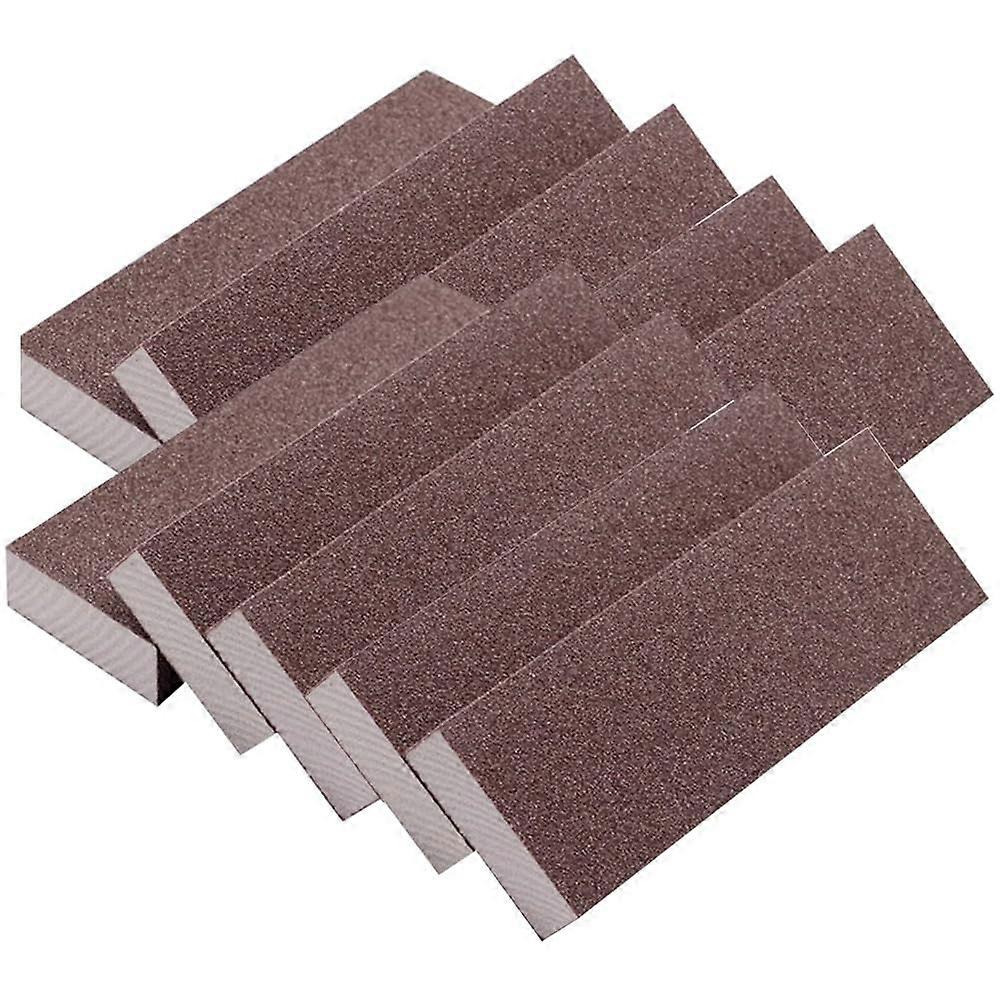 200 mm sanding sponge block, 2/5/10 pieces, grit 120–240, wet/dry sanding tool for wood, metal, plastic (240 grit 10 pcs).