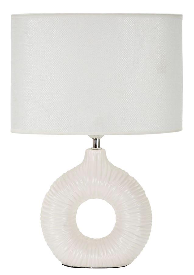 LAMPE DE TABLE SETA BLANC CM 28,5X15X43