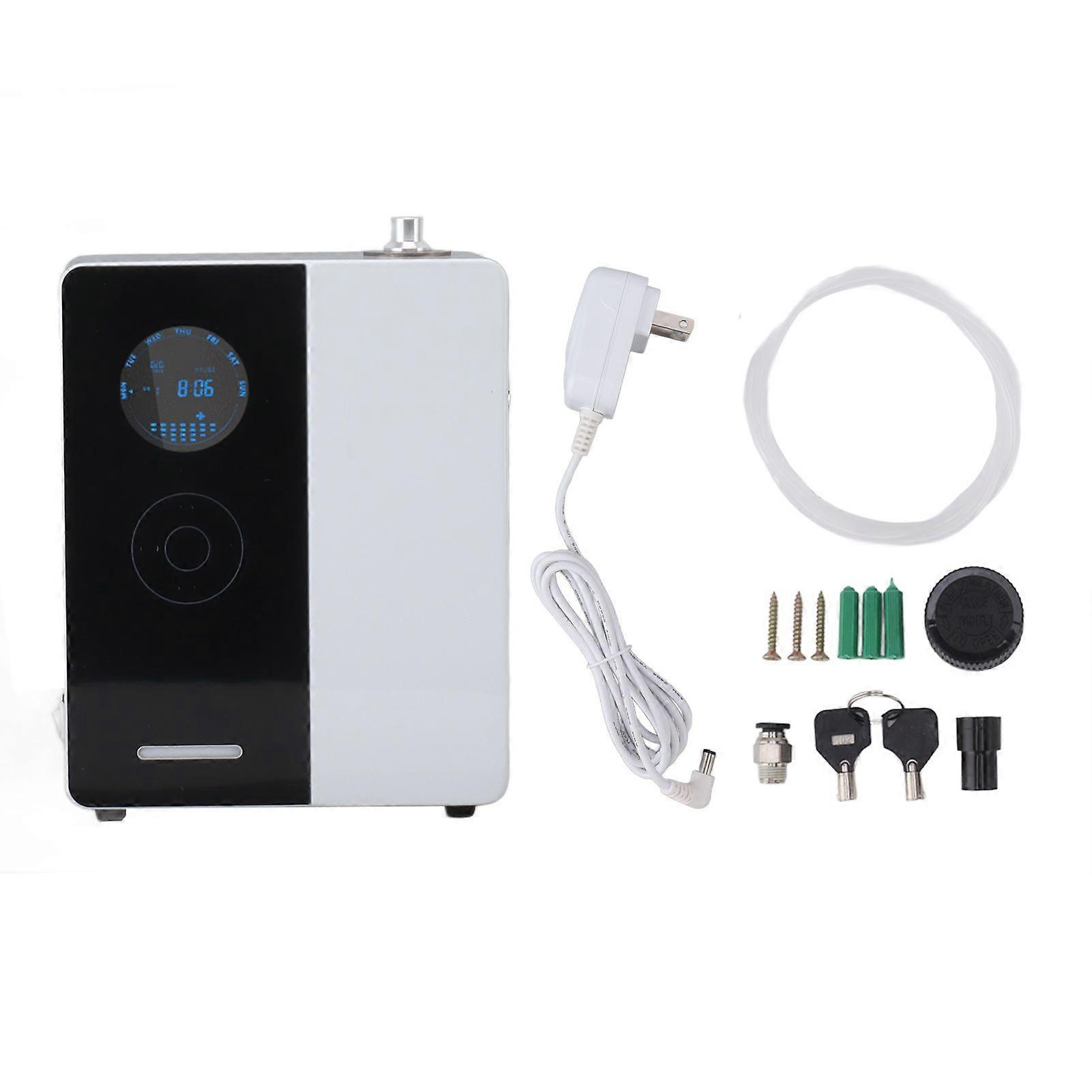 200ML Home Aromatherapy Machine Wall Mounted Electric Ap Hotspot Wifi Essential Oil Diffuser Machine for Office 100?240V Black US Plug 100?240V