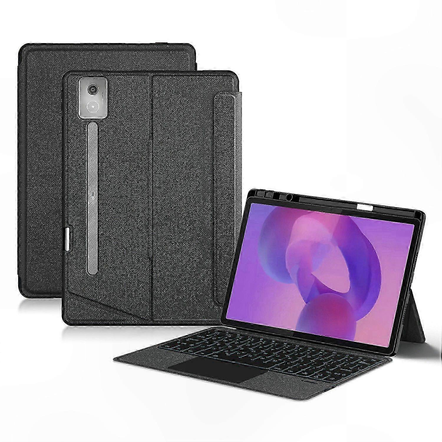 Leather Case with Bluetooth Keyboard for 12.7 Inch Tablets, Compatible with Multiple Models, Premium Protection and Functionality