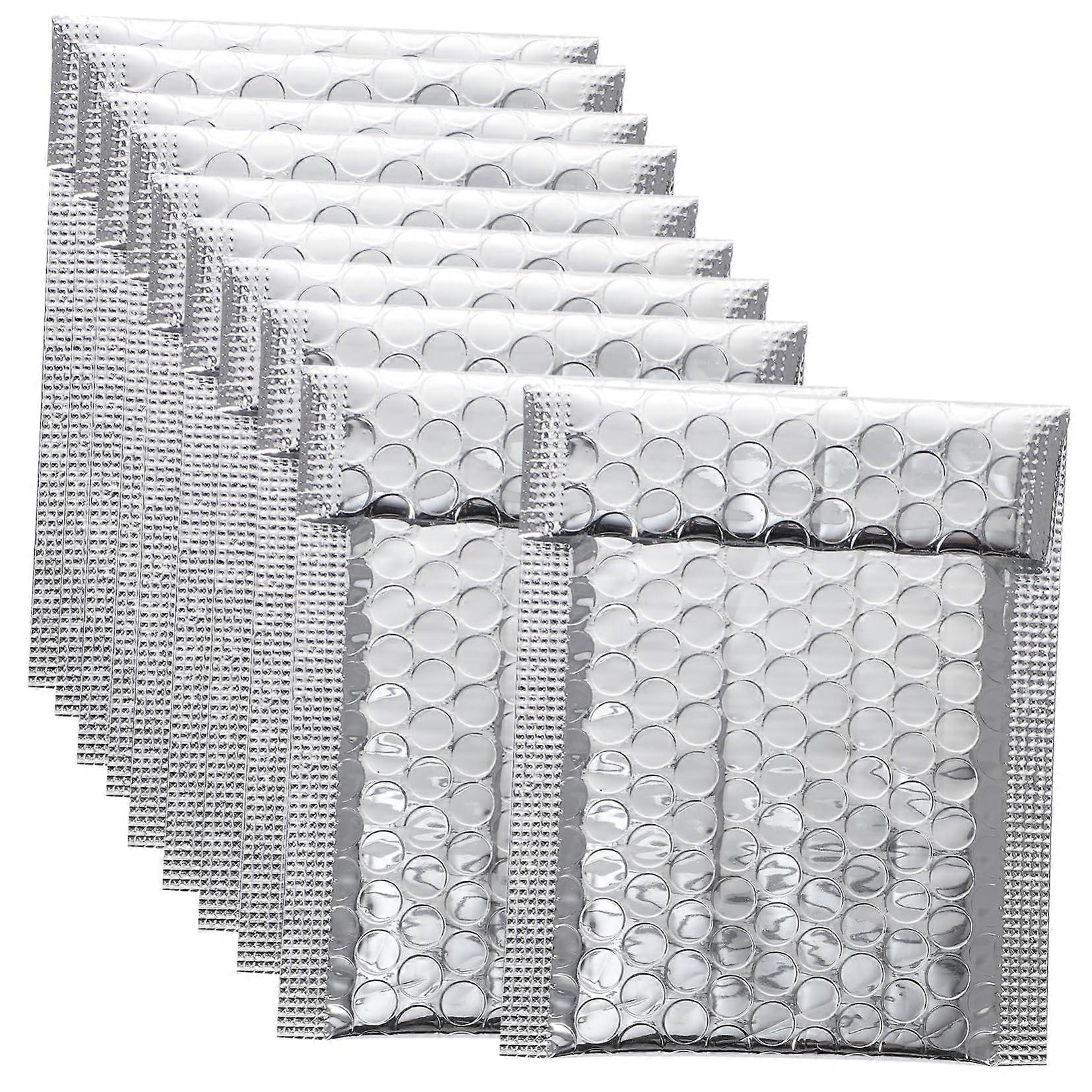 Mailer with SelfAdhesive Closure, Pack of 100 Padded Envelopes Made of Silver Aluminium Foil for