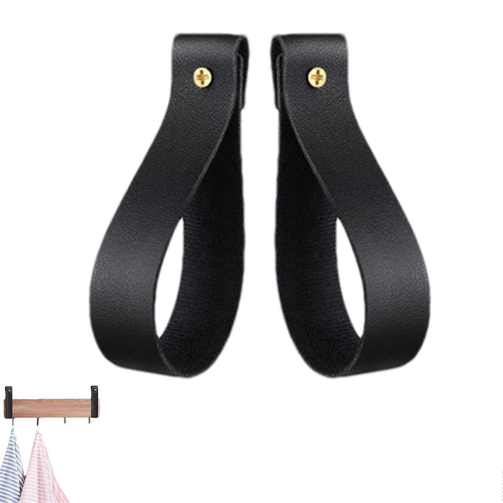 Mantel shelf wall mount 2pcs wooden brown coat hooks with 6 hooks