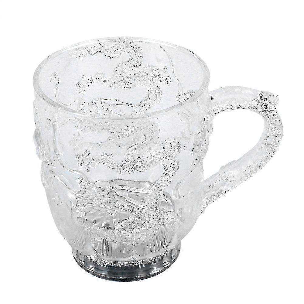 Automatic Color Changing LED Light-Up Glass Mug for Beer & Whisky - Flashing Cup for Bar & Party Decor