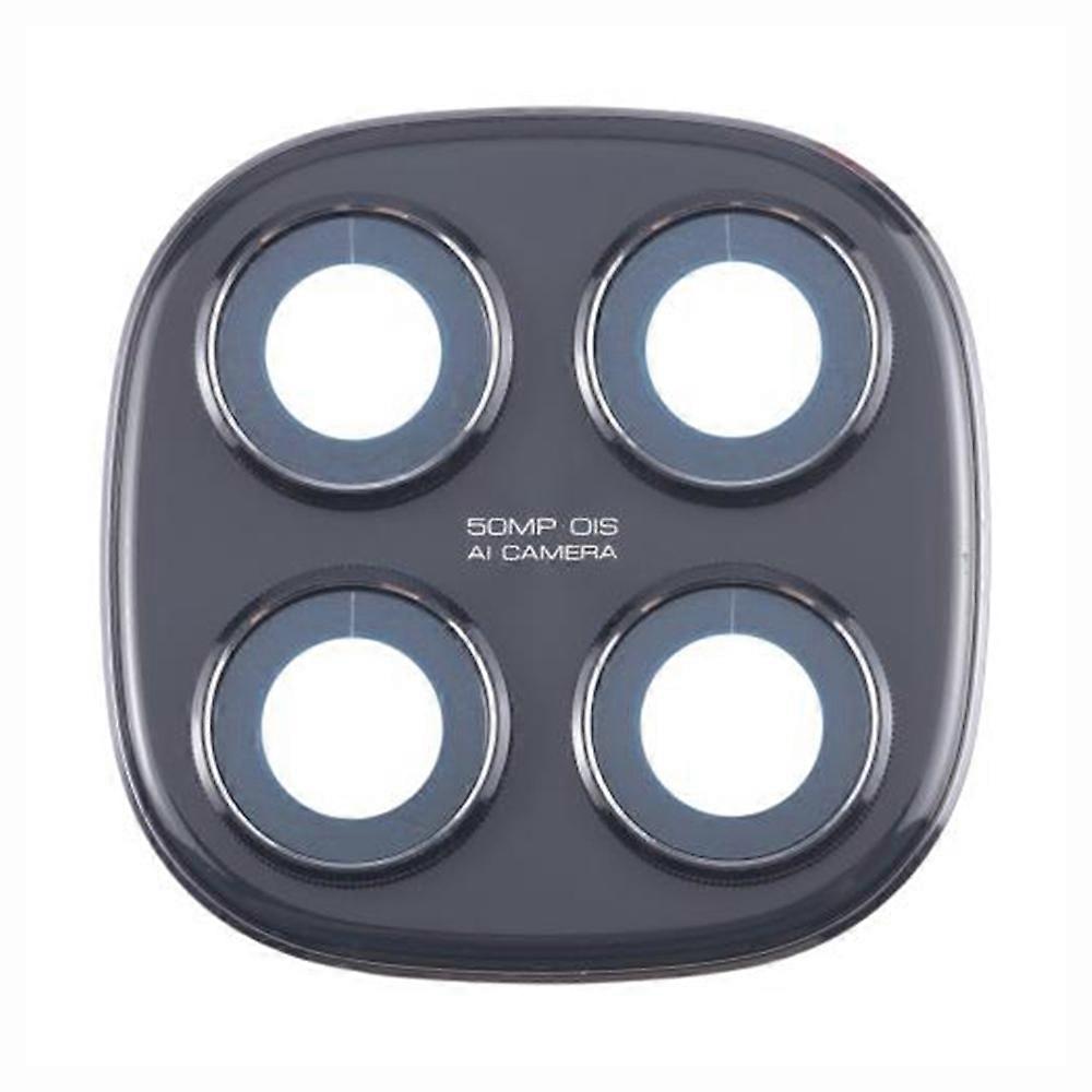 Pour Xiaomi Redmi Note 14 Pro 5G / 14 Pro 4G OEM Couvercle de support d’objectif de caméra arrière avec partie en verre (sans logo) - Noir