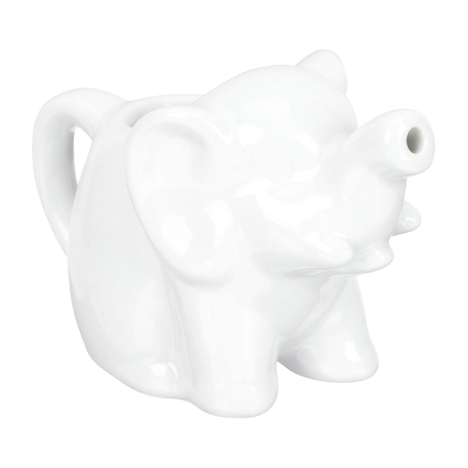 Ceramic Elephant Milk Pitcher Jug for Home Kitchen Restaurant Use Safe High Grade Material Practical Decorative Sauce Dispenser