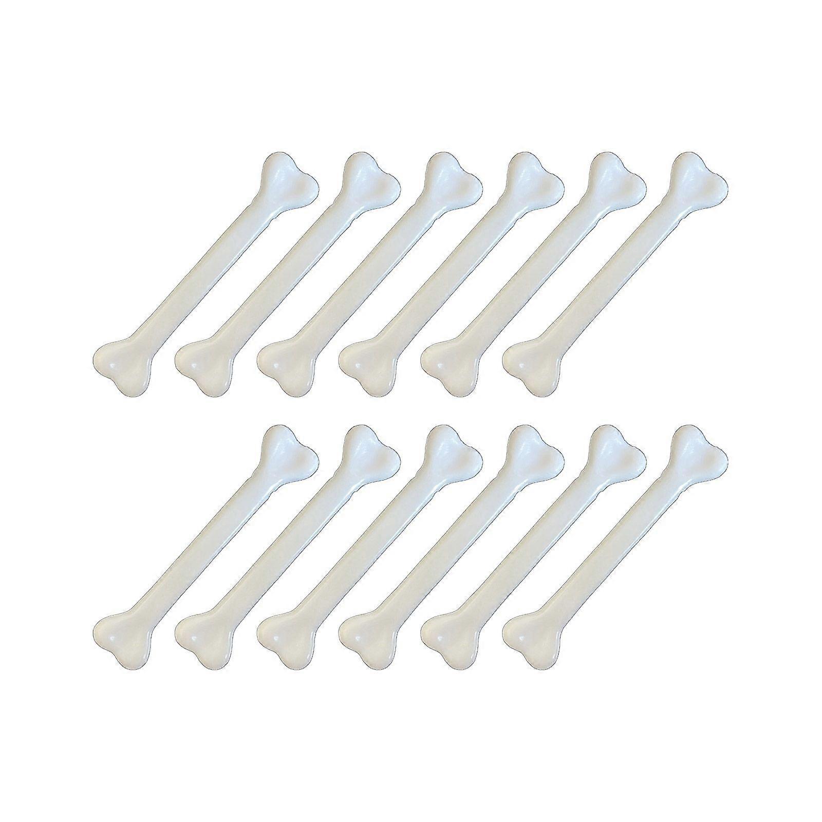 Halloween Plastic Simulation Bones Set of 12 Artificial Bone Props Ornament