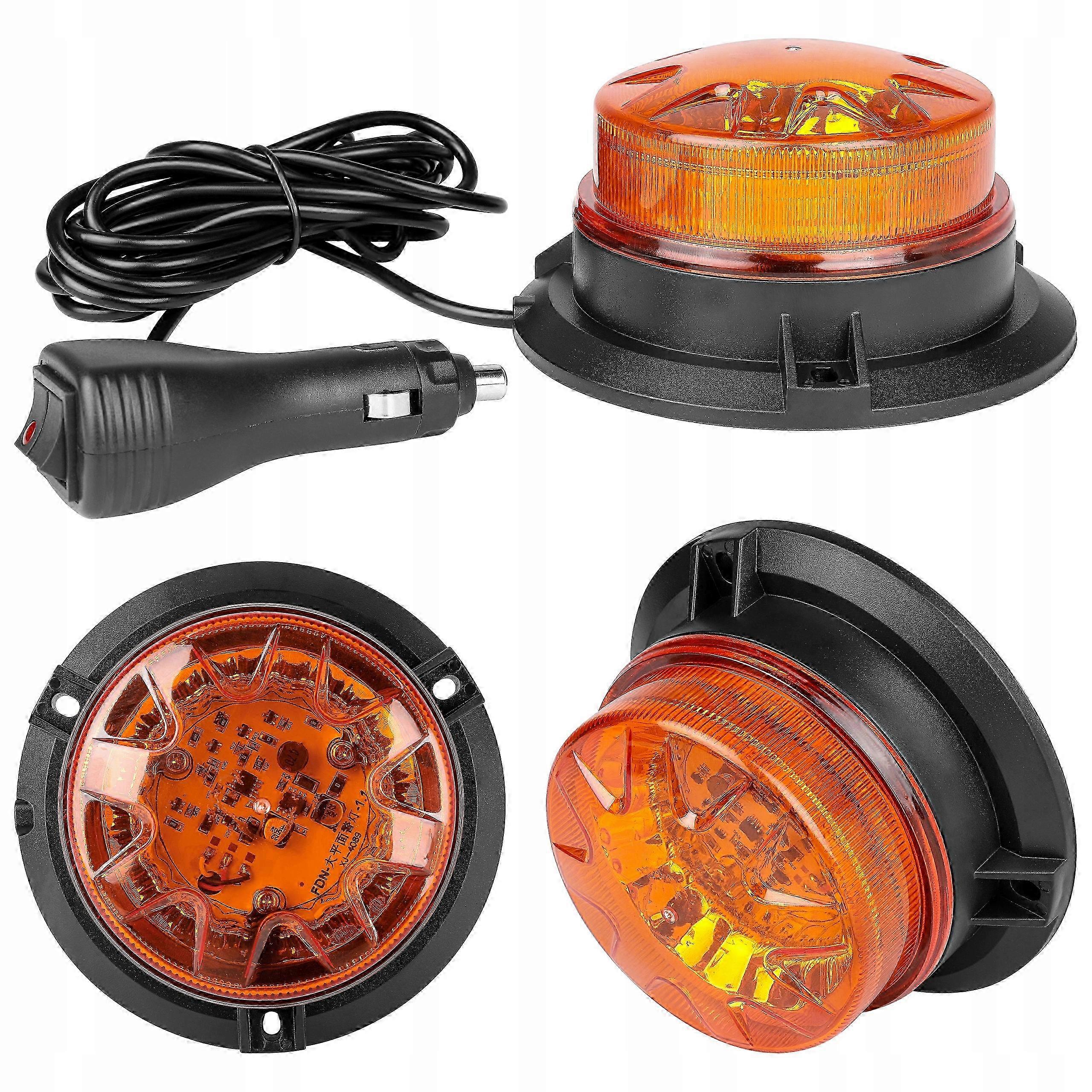 Led Warning Lamp Flash Rooster Orange For Magnesium