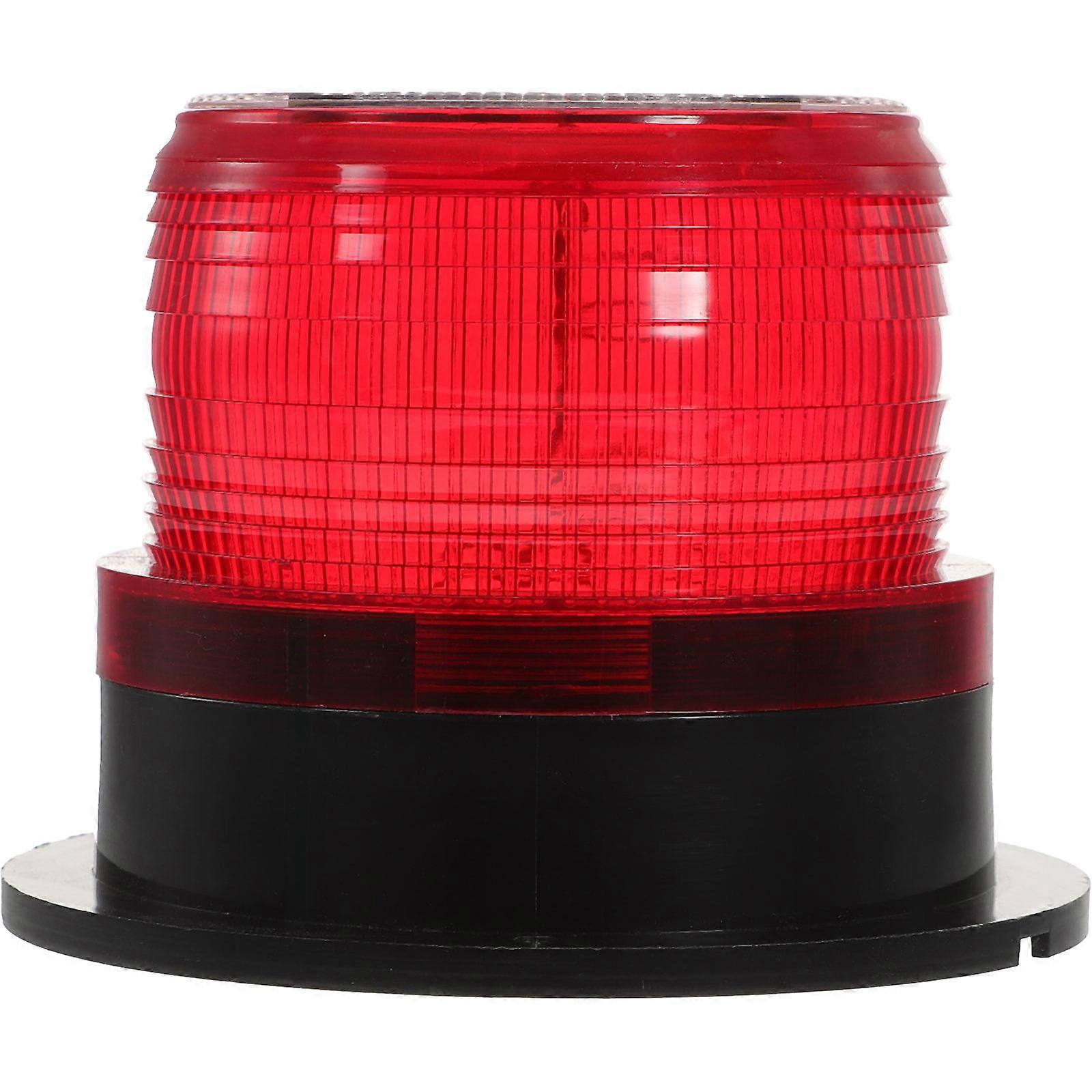 Solar Powered Strobe Light with Magnetic Base for Emergency Use Bright Warning Light