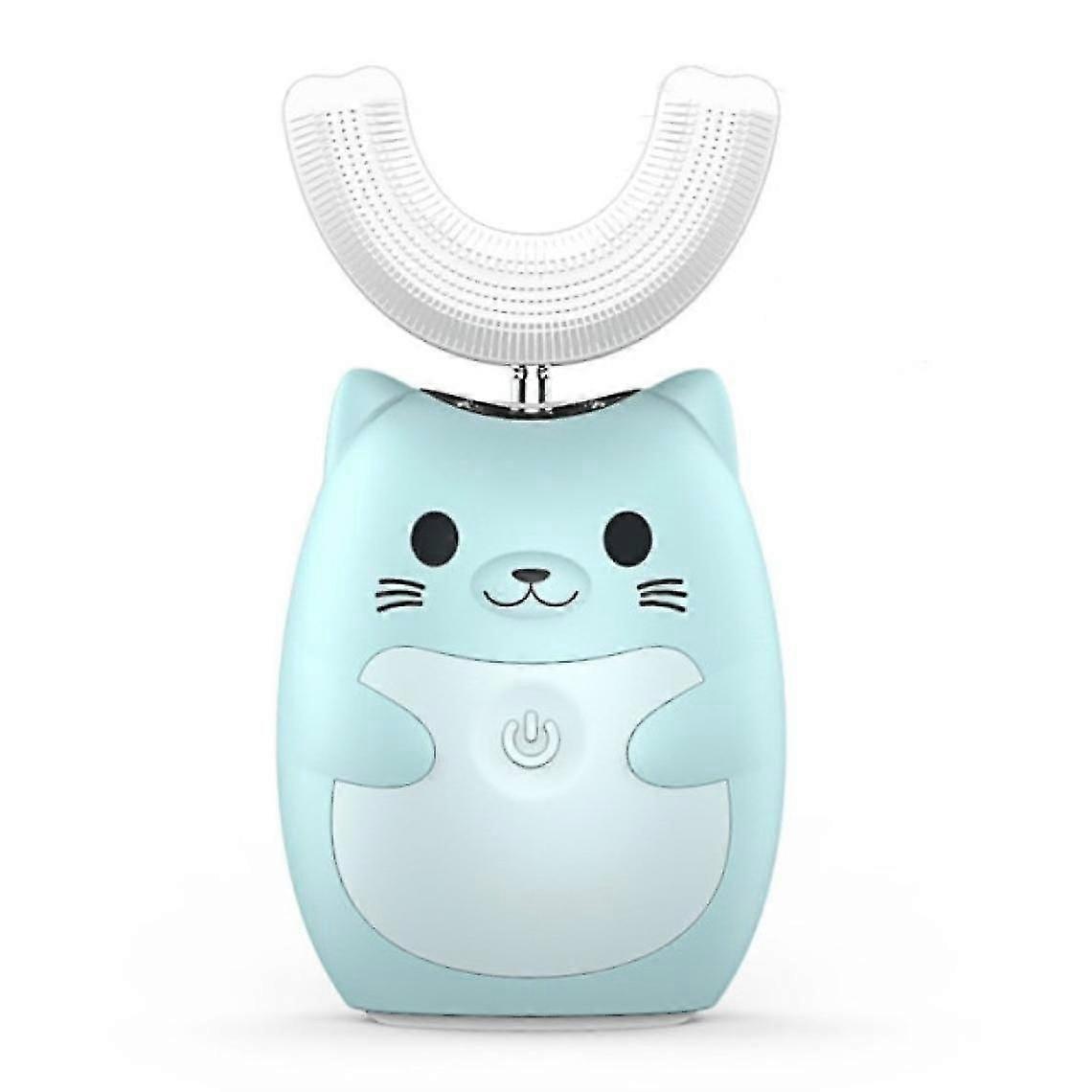 360 Degree Intelligent Children's Electric Toothbrush U Mode Automatic Ultrasonic Silicon Rechargeable Electric Toothbrush