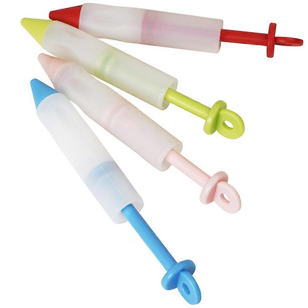 Cake Decorating Pen with Assorted Colors for Use Made of Plastic Comfortable Grip and Easy to Clean