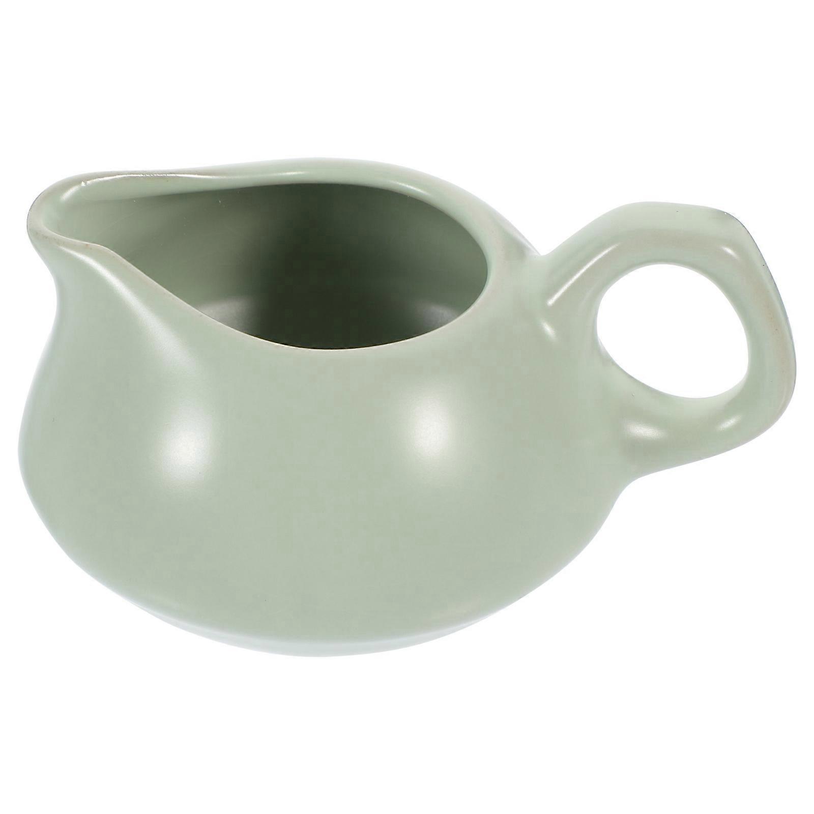 Ceramic Pitcher Milk Gravy Boat For Formal Dinner Party Minimalist Design 1Set