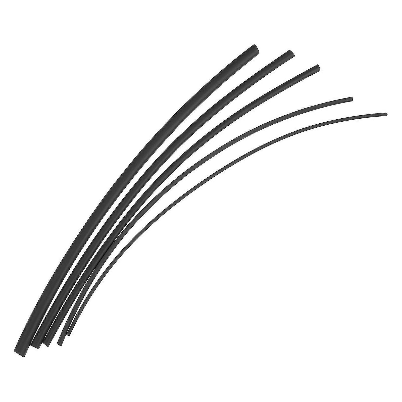 Heat Shrink Tubing for Home Use Black PE Insulated Wire Wrap Tube 70Pcs Halogen- Retardant
