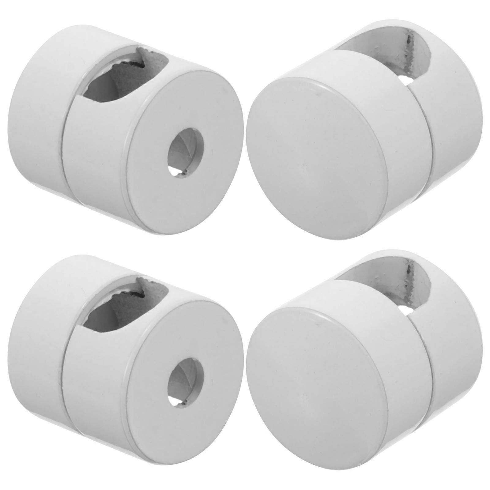 Secure Lighting Fixtures Cord Grip Connector With Retro Design For Cafe Settings 4Pcs White Durable And Anti-Rust