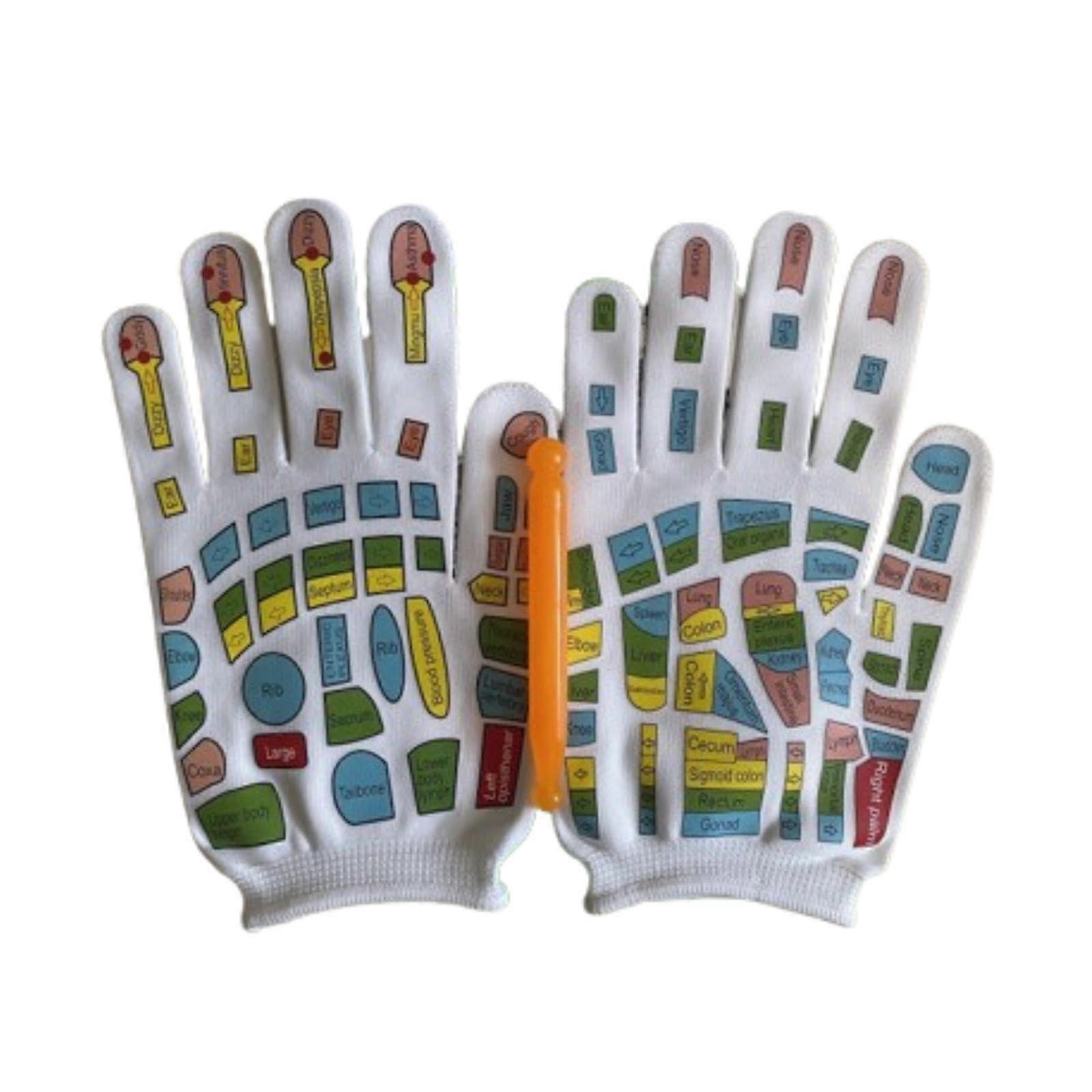Hand Massage Mittens Casual Acupuncture Gloves For Family And Friends Beginners Elders 21 cm